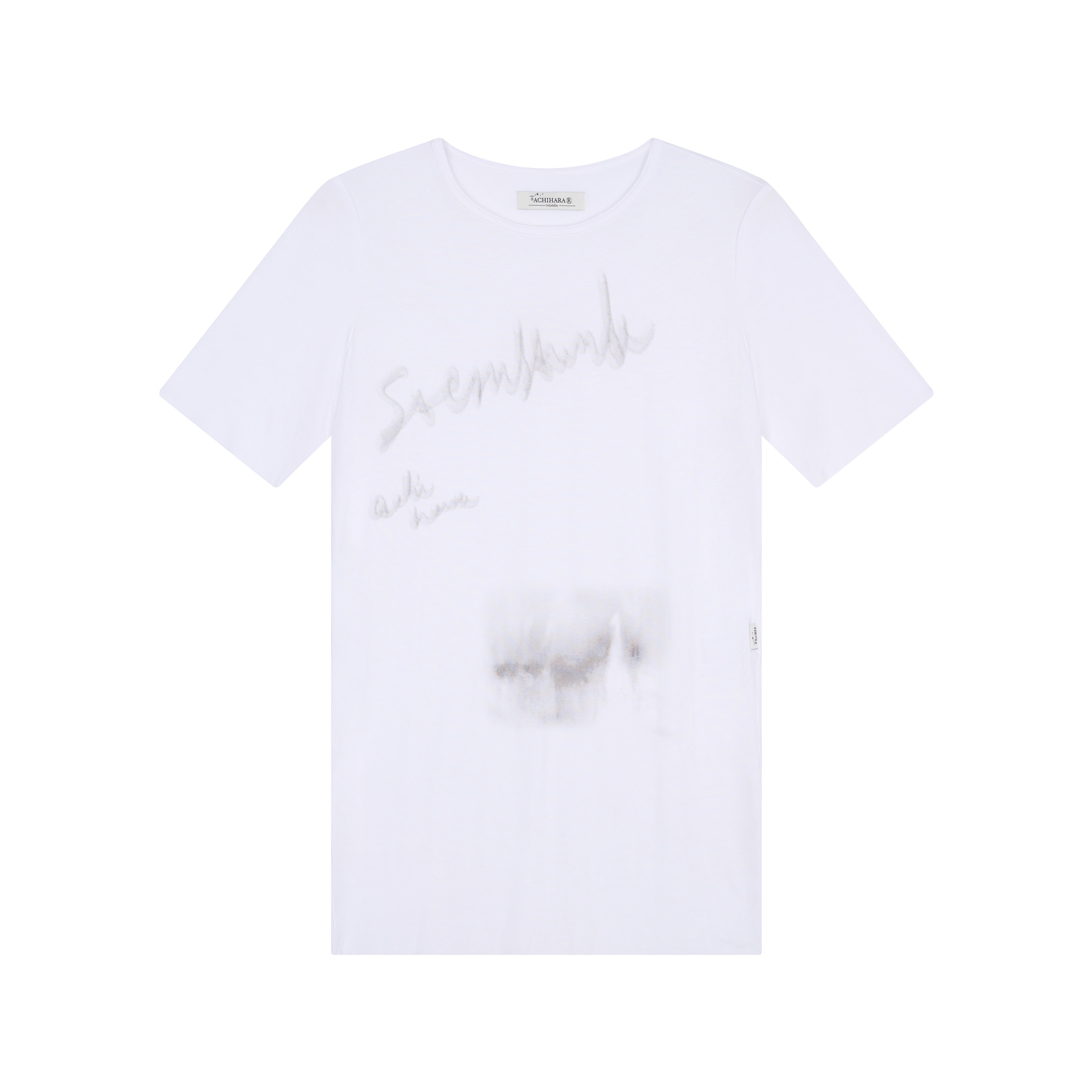 Achihara Jelly T Shirt 2025 Summer Slim Fit Women Top With Aurora Print