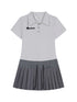 Nerd Skirt Pleated Polo Dress