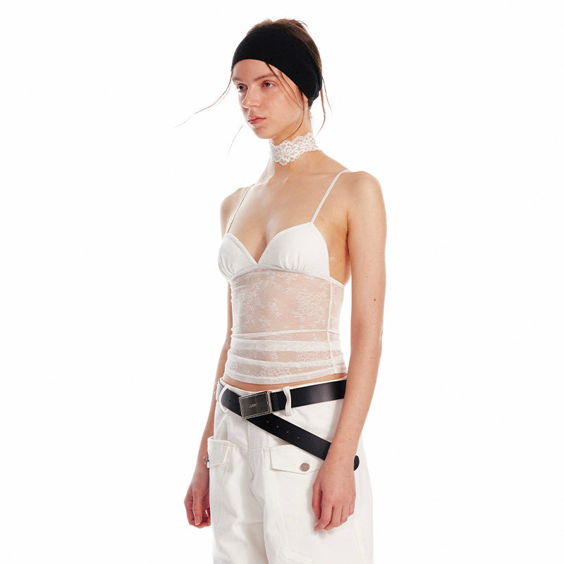 ALINNV STUDIO Adjustable Lace Bralette With Underwire