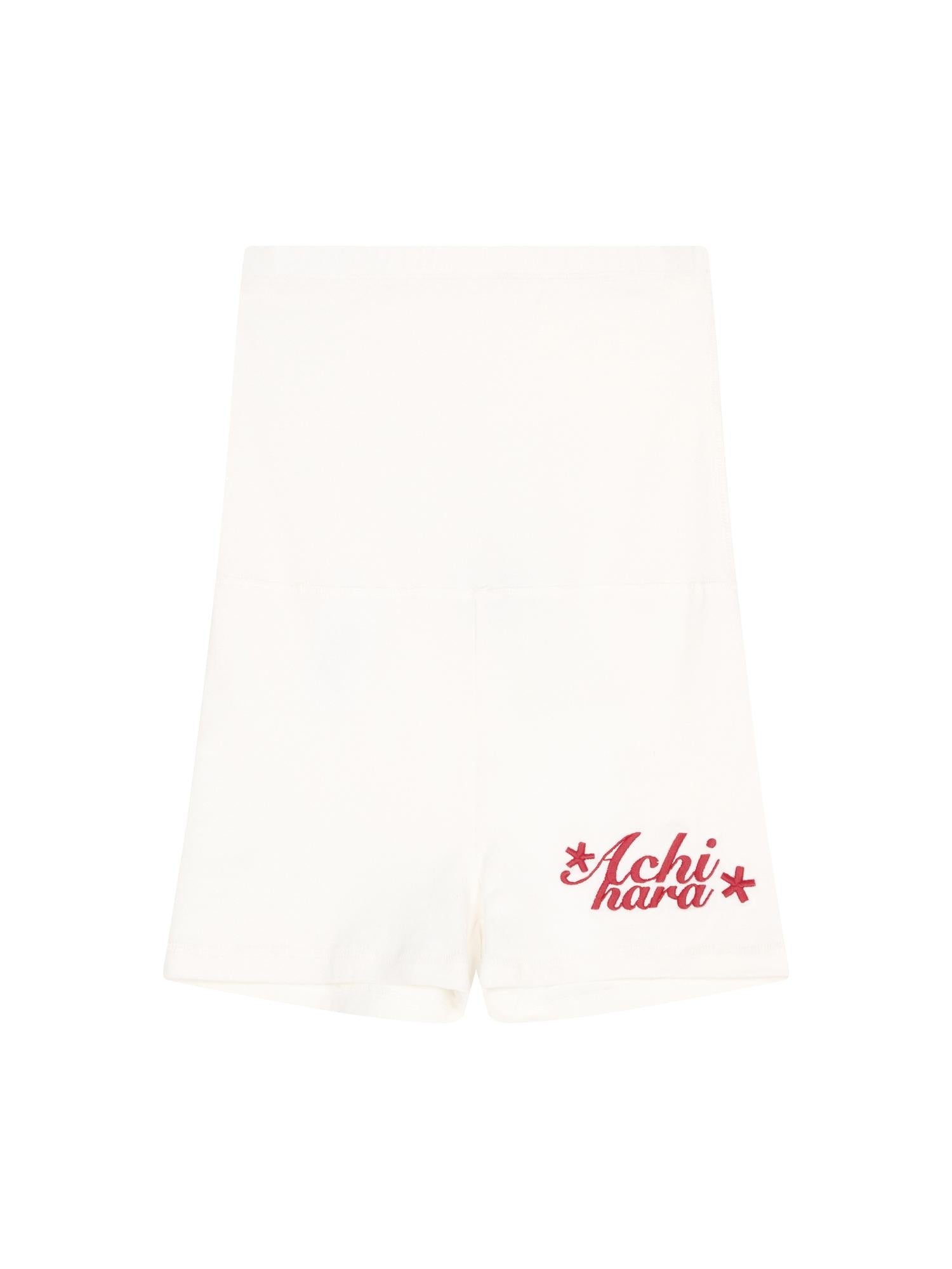 Achihara Brittany Soft Cotton Knit High Waisted Shorts