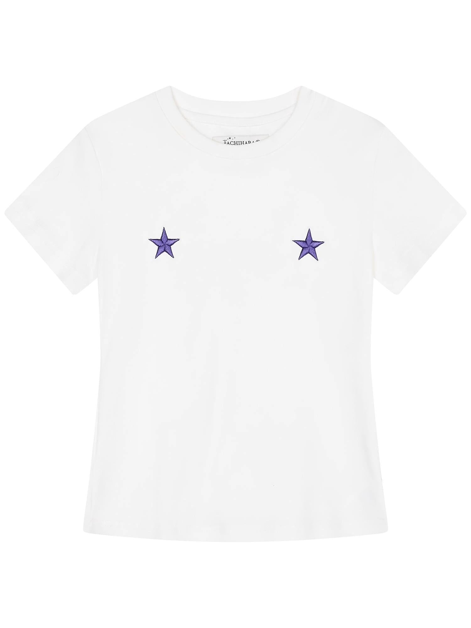 Sleepless Stars Embroidered Tee