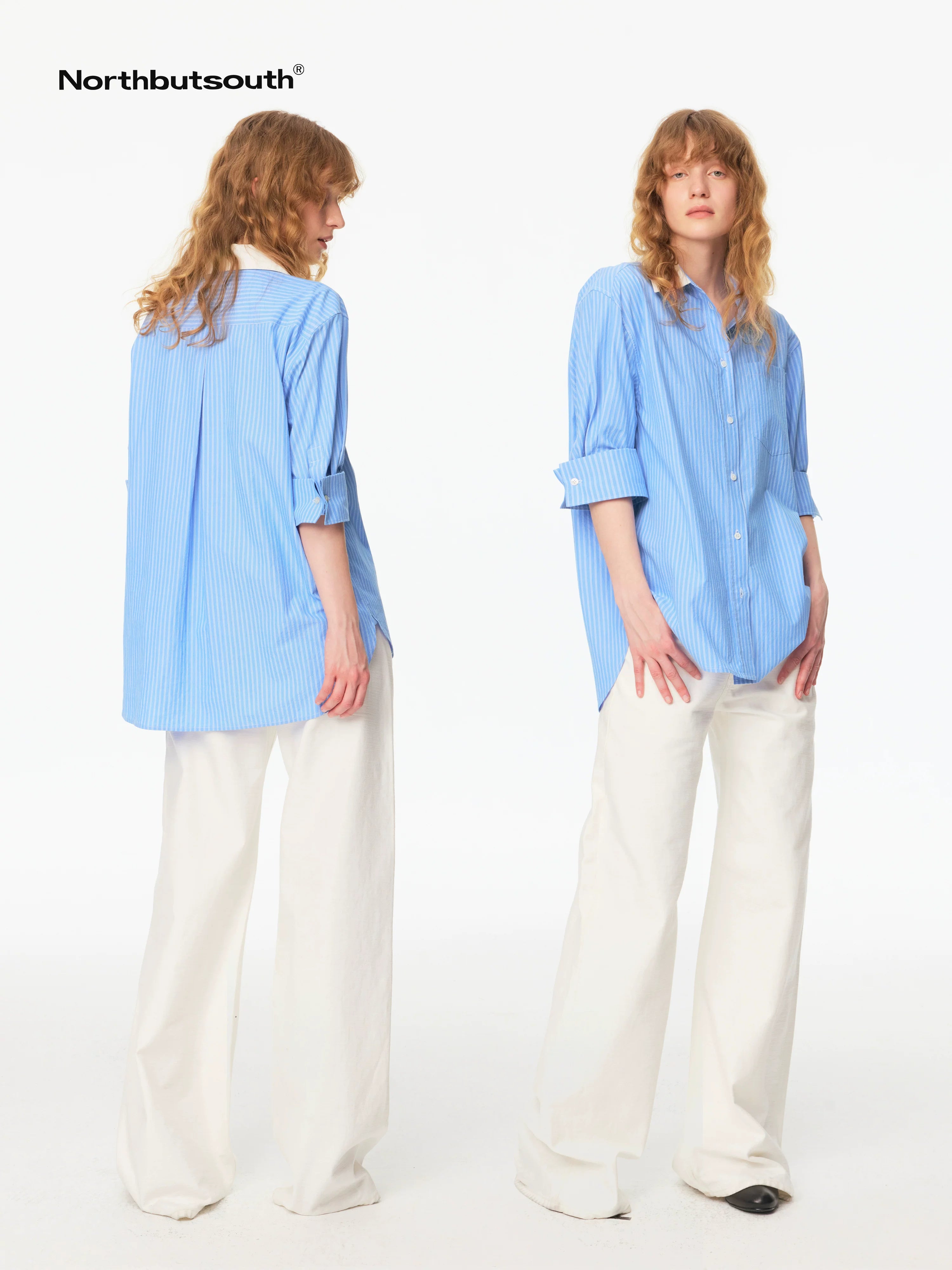 White Ribbed Paris Button Women&