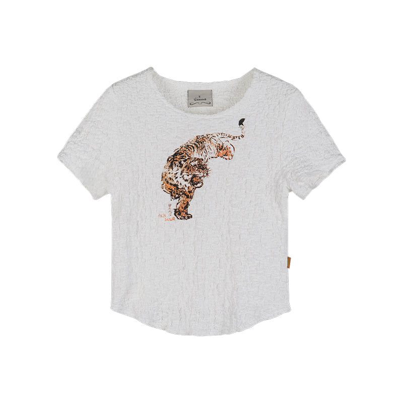 Achihara Sunset Duo Sleeveless Crop Tee