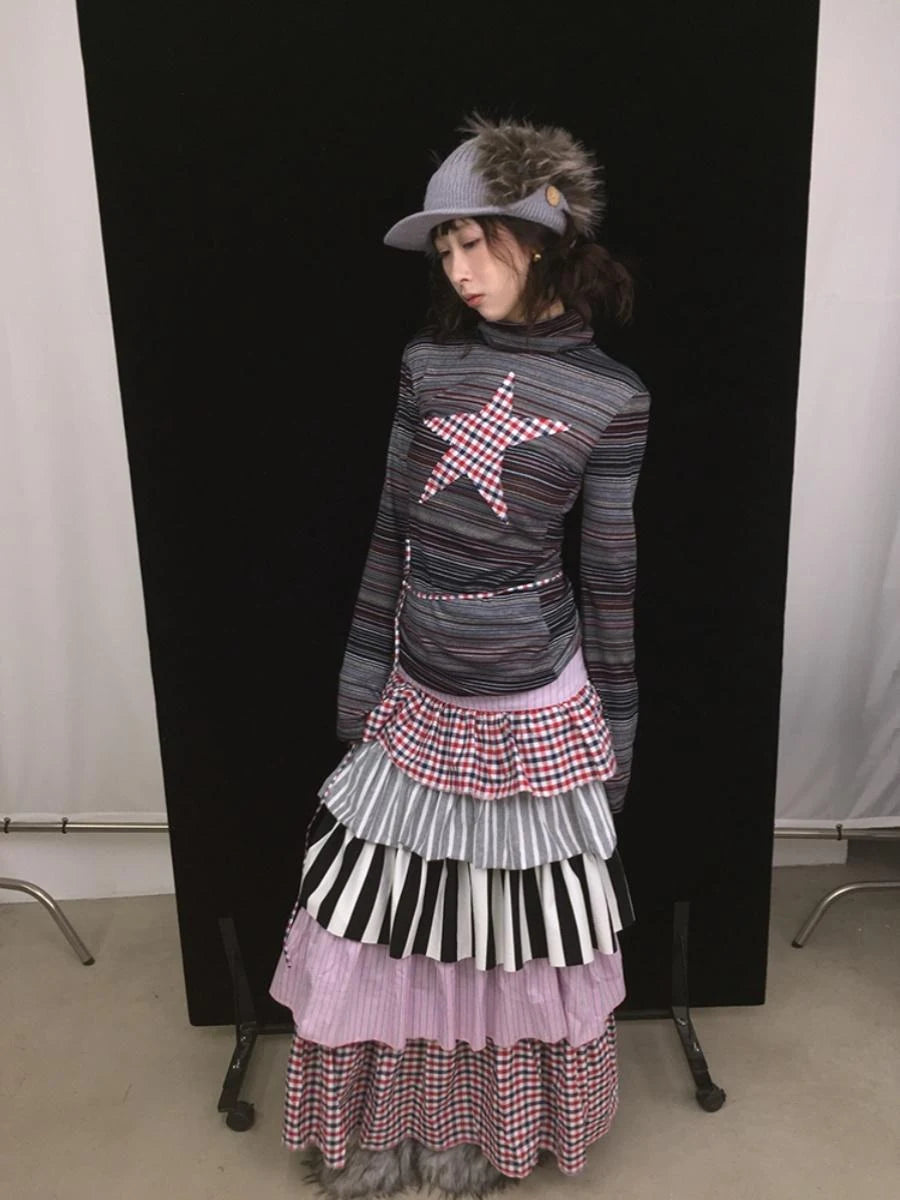 Winter Retro Thick Windproof Faux Fur Patchwork Trapper Hat