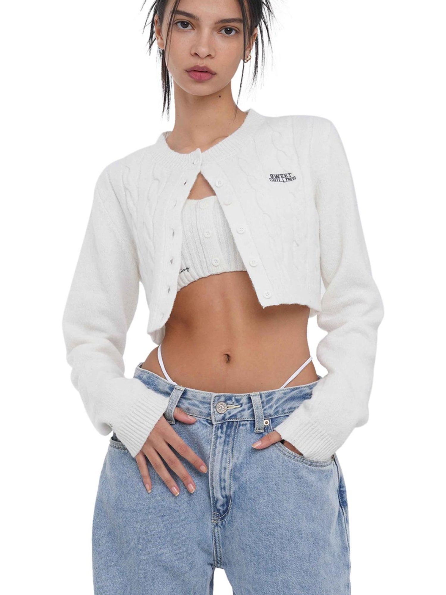 SweetChilling Women S High Waist Loose Straight Leg Jeans
