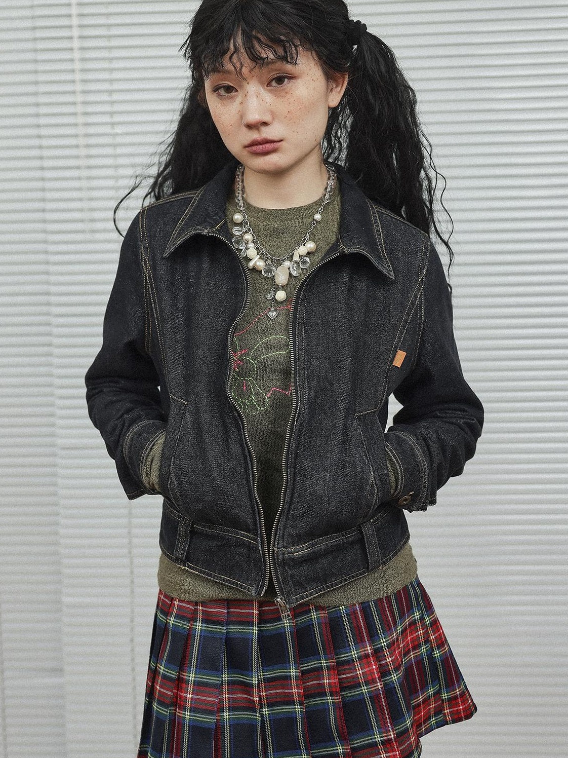 Achihara Women’S Short Sleeve Denim Jacket Black Spring Summer Outerwear
