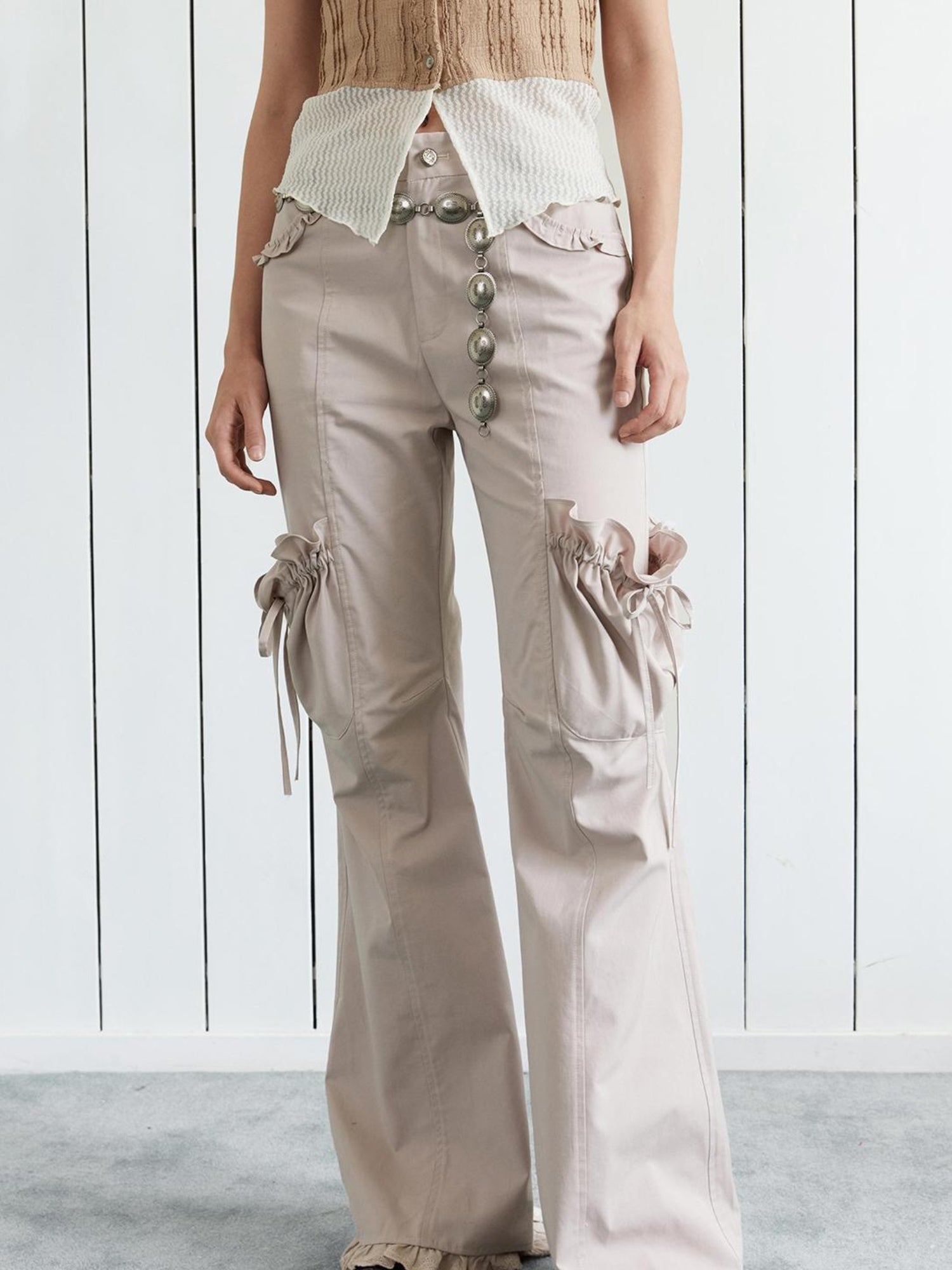 STRIKE A POSE Workwear Casual Pants With Bloom Pockets Trousers