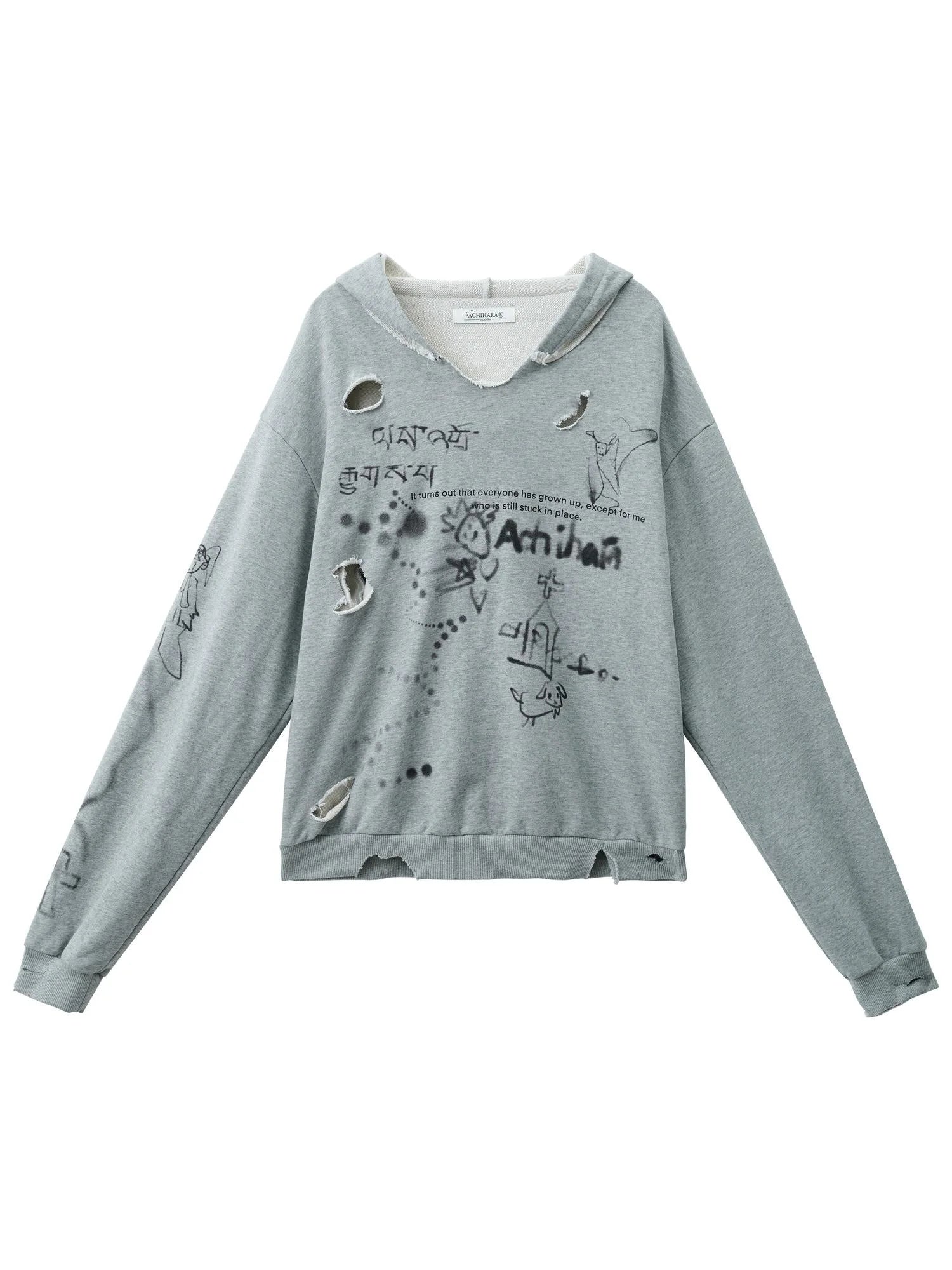Utopia Distressed Hoodie