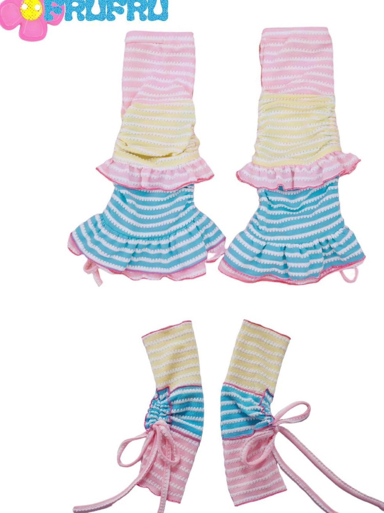 Frufru Gulu Y2K Lace Sweetheart Socks Sleeves Set 24cm