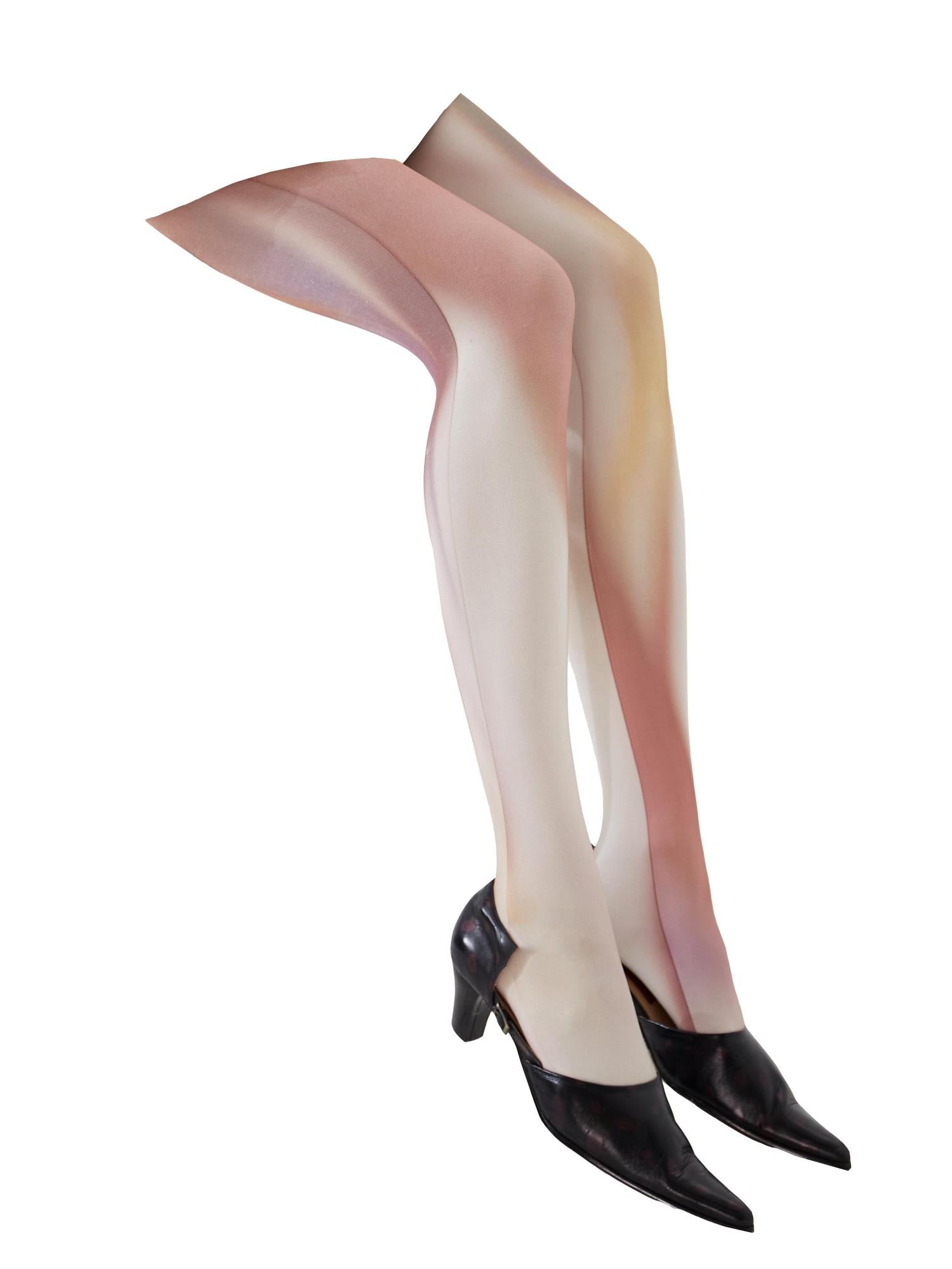YOSHUYUKI Sexy Colorful Print Opaque Tights 120d All Over Pattern