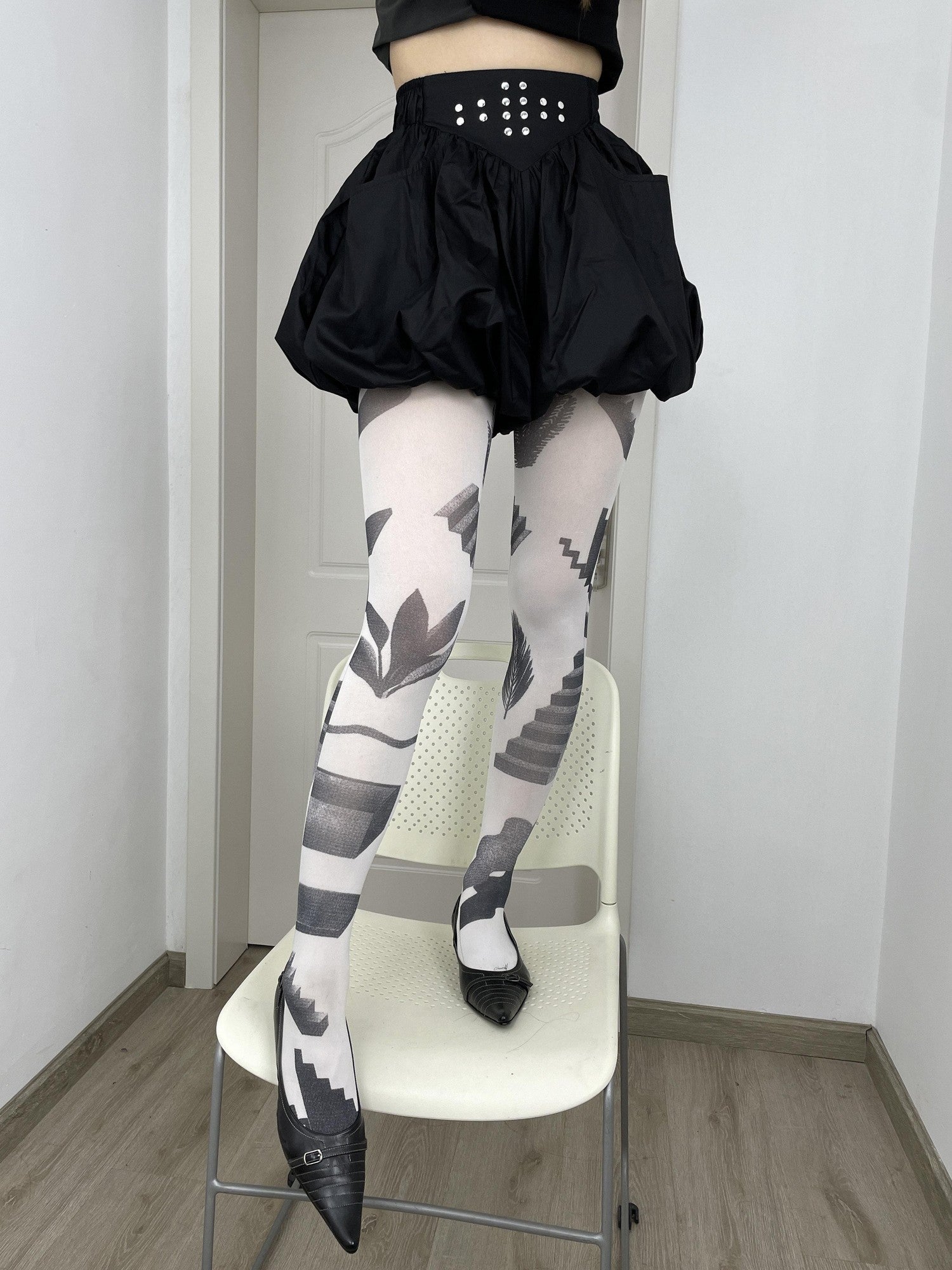 YOSHUYUKI Sexy Girl Print Slimming Distinctive Women&