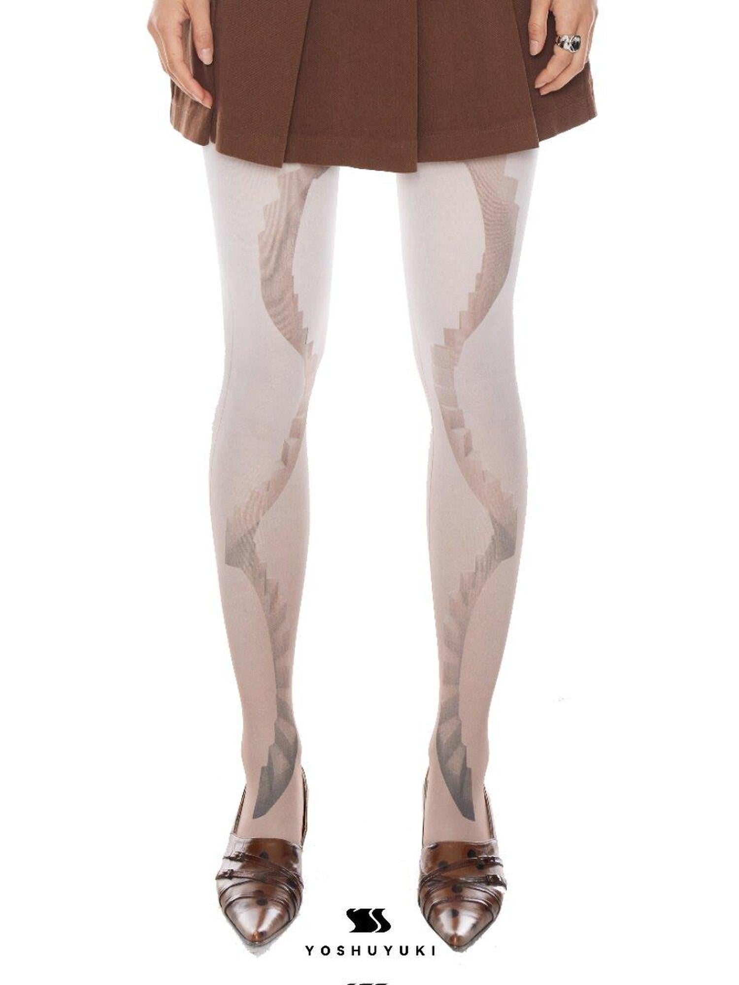 YOSHUYUKI Sexy Girl Print Slimming Distinctive Women&