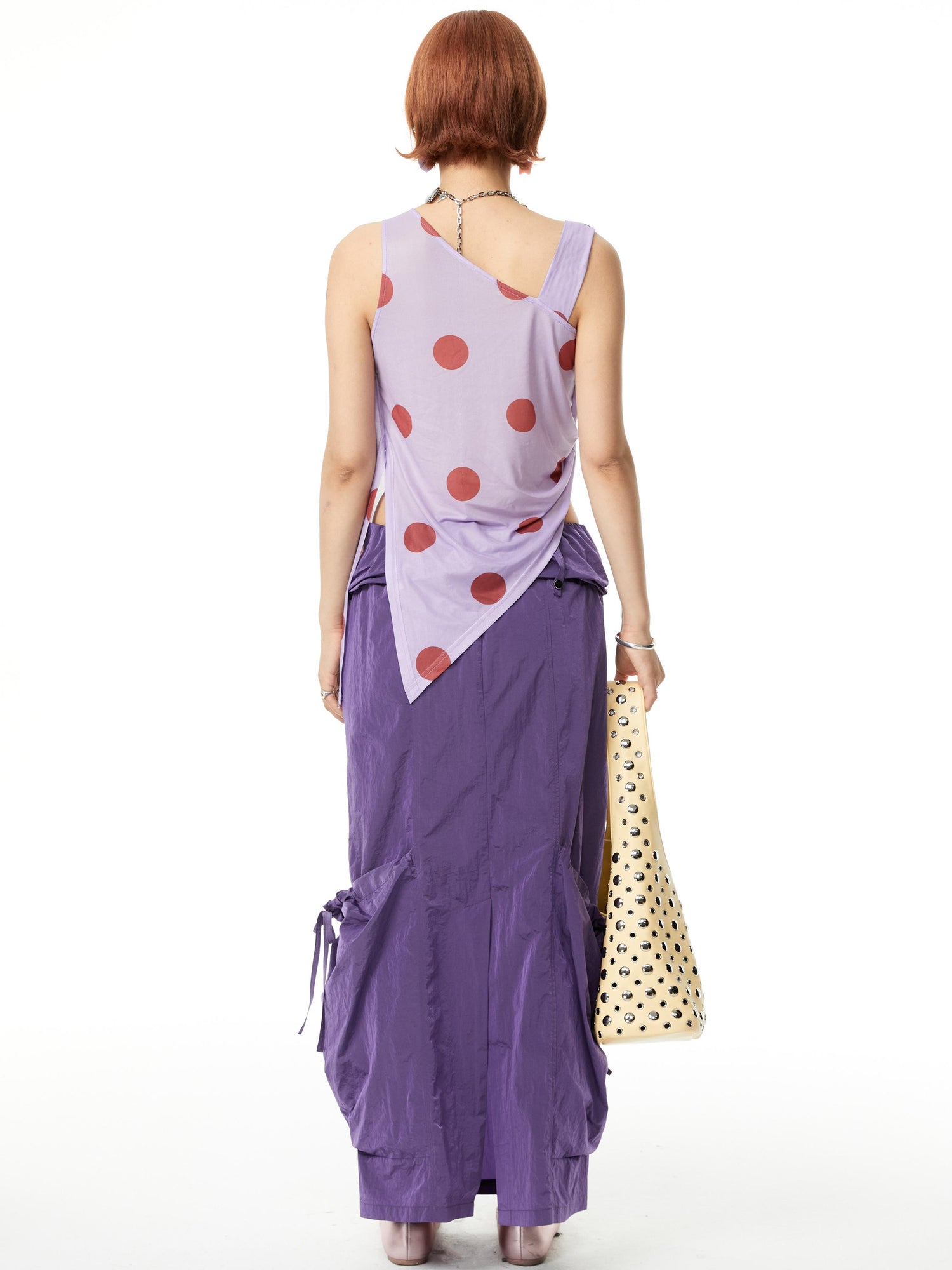 YOSHUYUKI Straight Leg Utility Skirt With Side Pockets