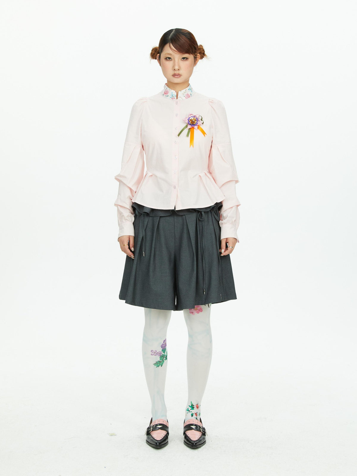 YOSHUYUKI Vintage Floral Print Women&