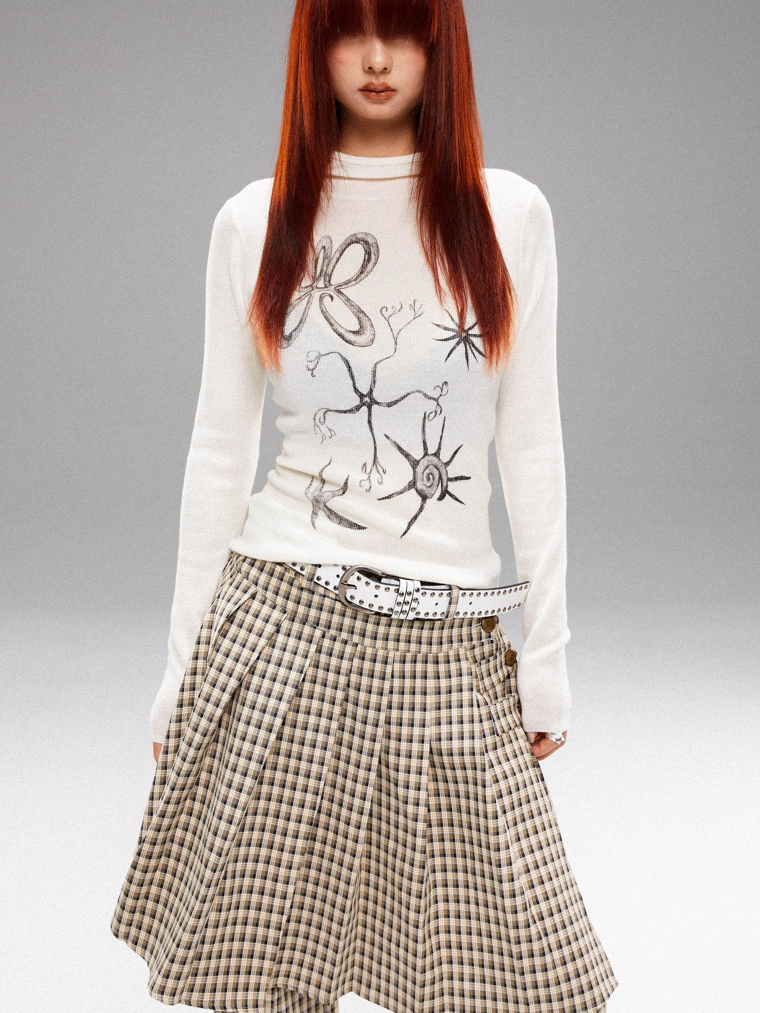 YOSHUYUKI Island 2024 Fall Winter Hand Printed Wool Hoodie