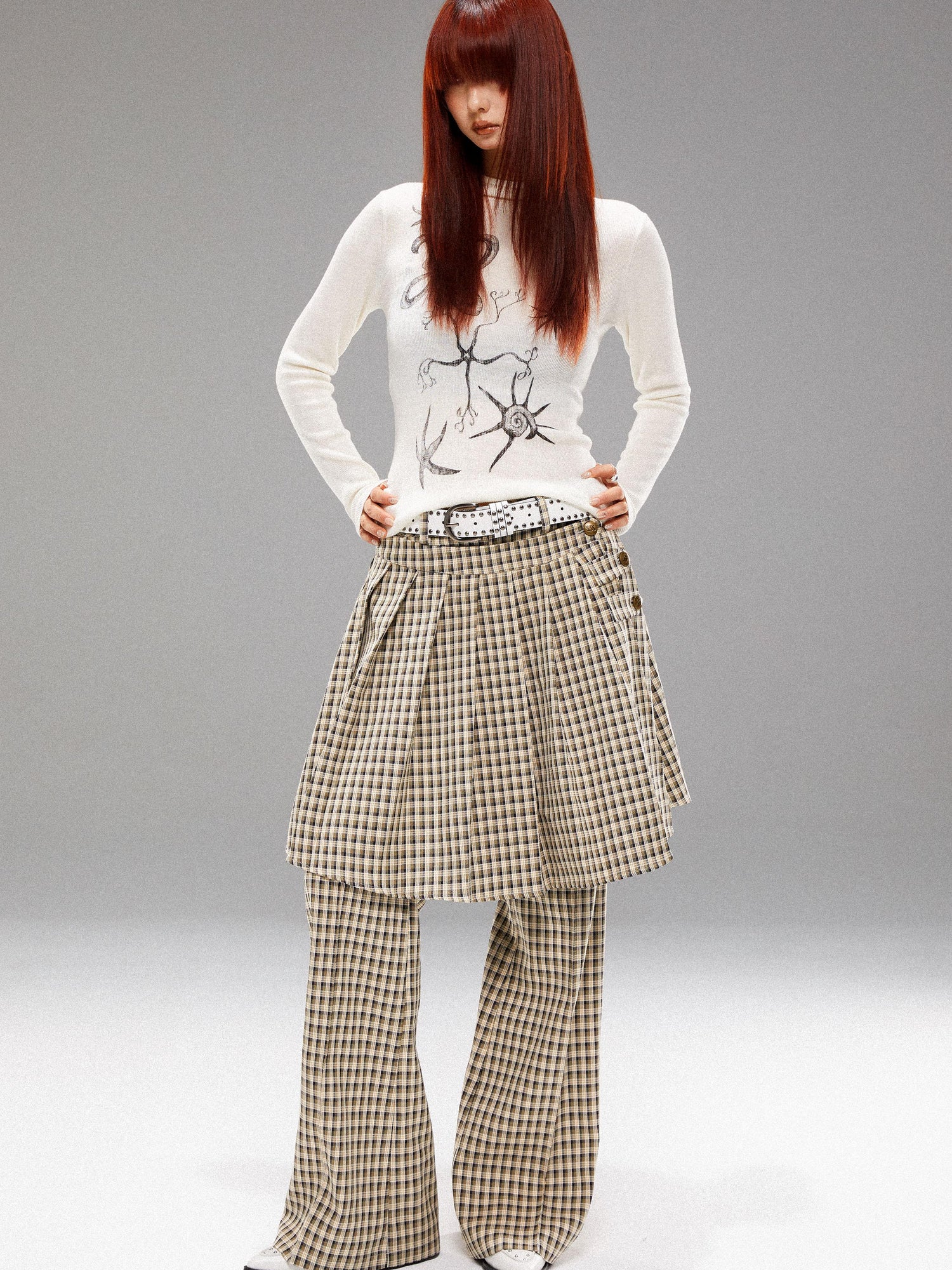 YOSHUYUKI Island 2024 Fall Winter Hand Printed Wool Hoodie