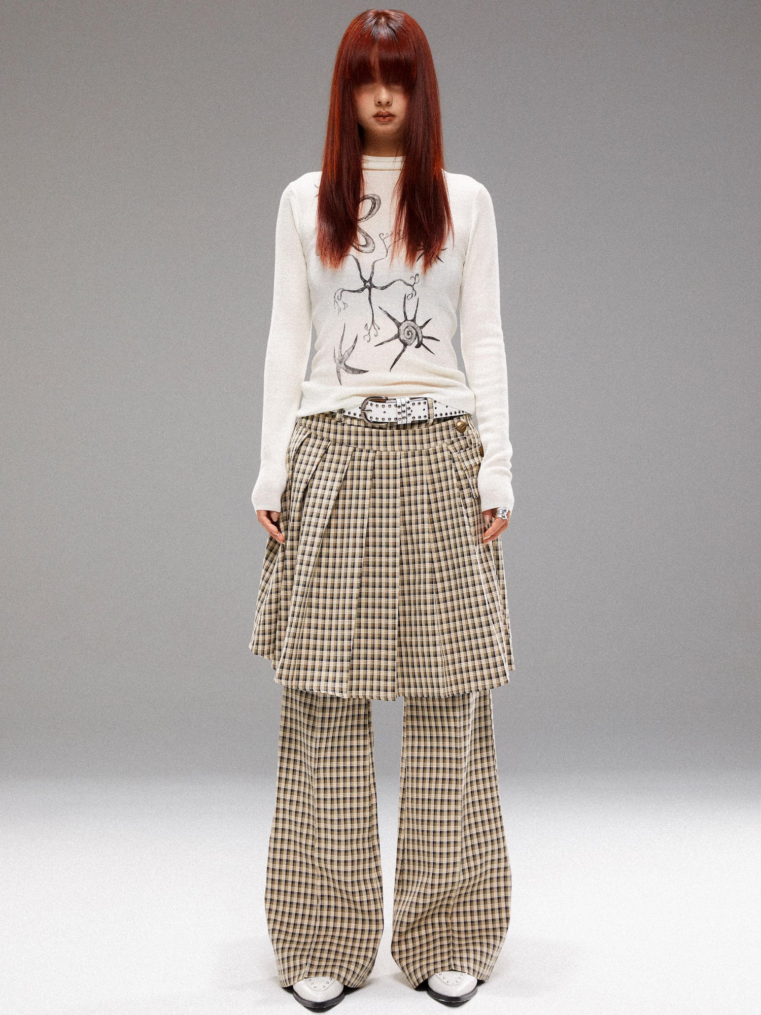 YOSHUYUKI Island 2024 Fall Winter Hand Printed Wool Hoodie