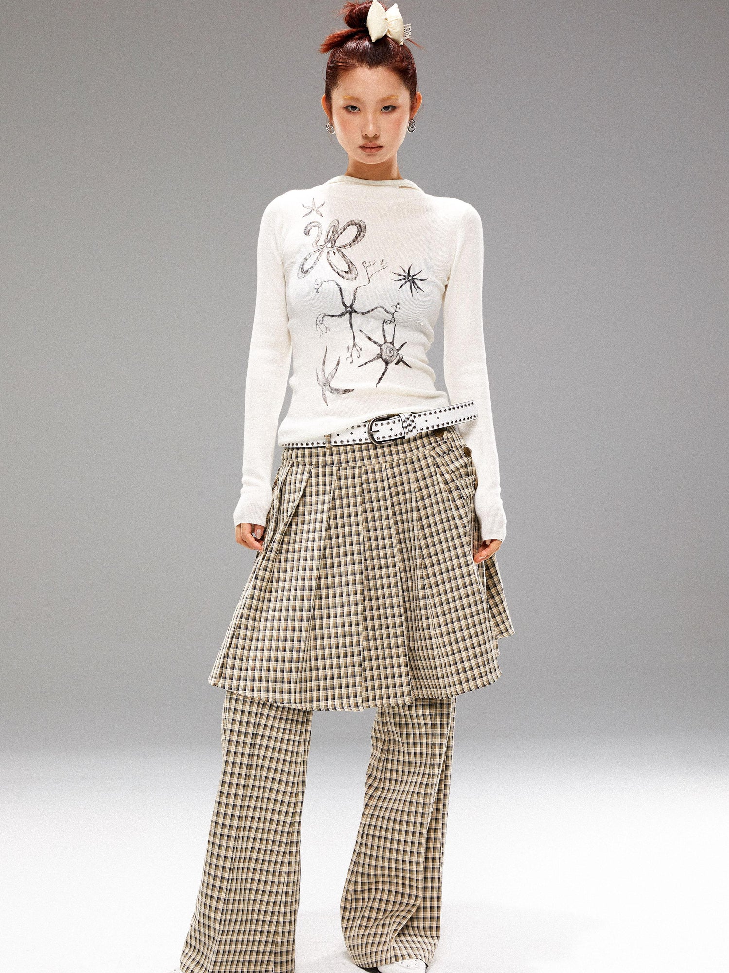 YOSHUYUKI Island 2024 Fall Winter Hand Printed Wool Hoodie