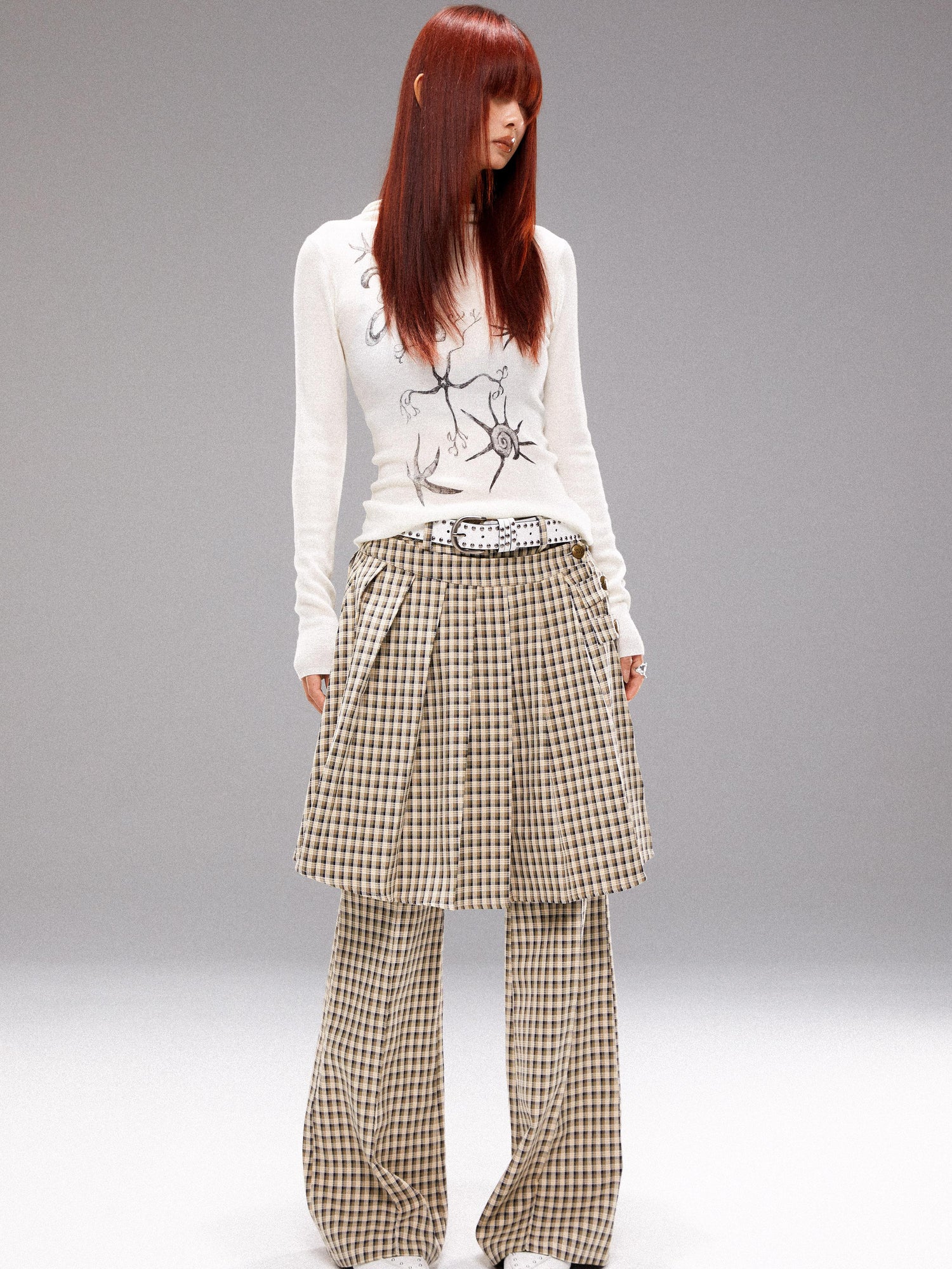 YOSHUYUKI Island 2024 Fall Winter Hand Printed Wool Hoodie