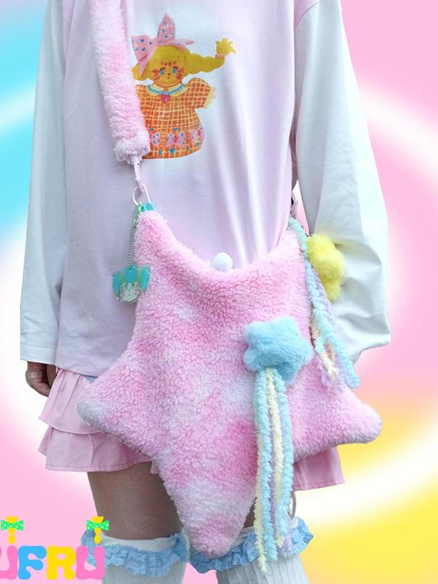 Frufru Gulu Yellow Cute Girl Plush Toy Monos Winter Hug