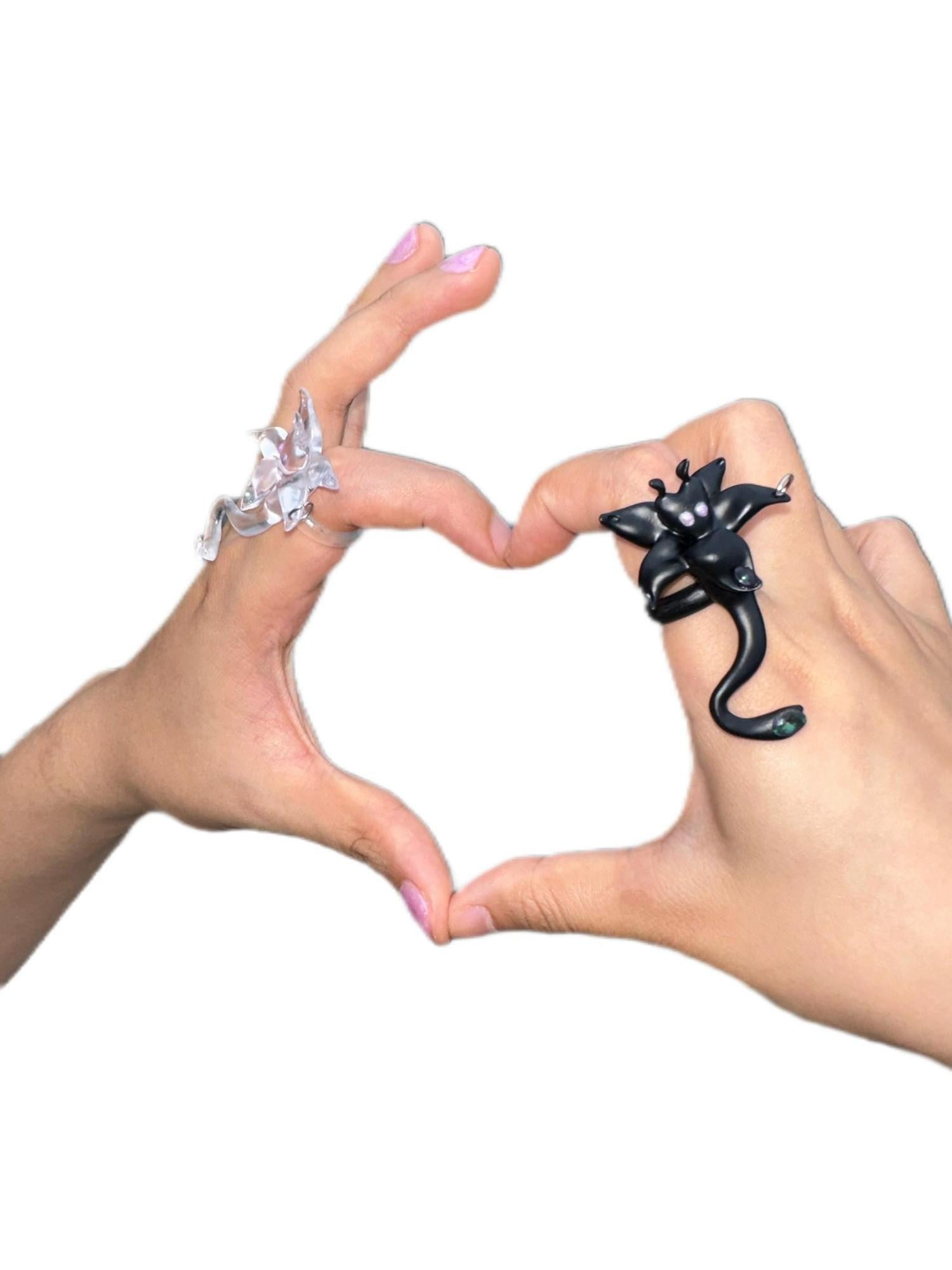 takeabreak Alien Cute Punk Transparent Women&