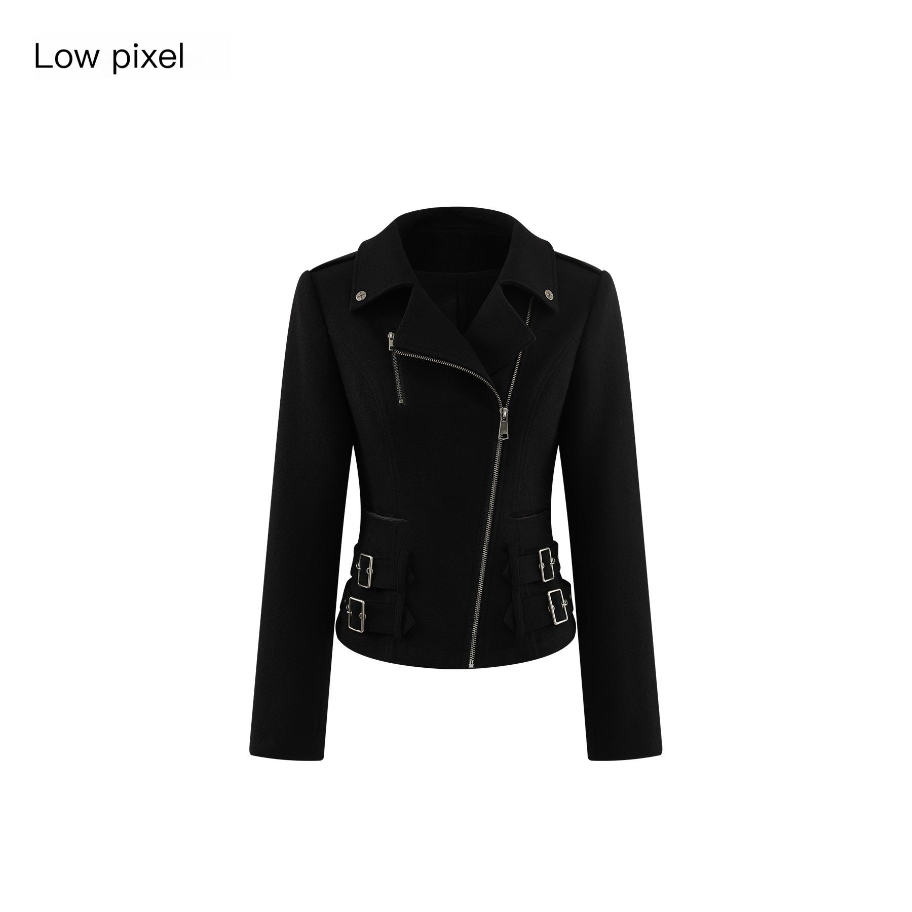 Low_pixel_Wool_Blend_Thick_Slim_Fit_Street_Euro_Zip_Front_Black_Cropped_Jackets_MISSTT