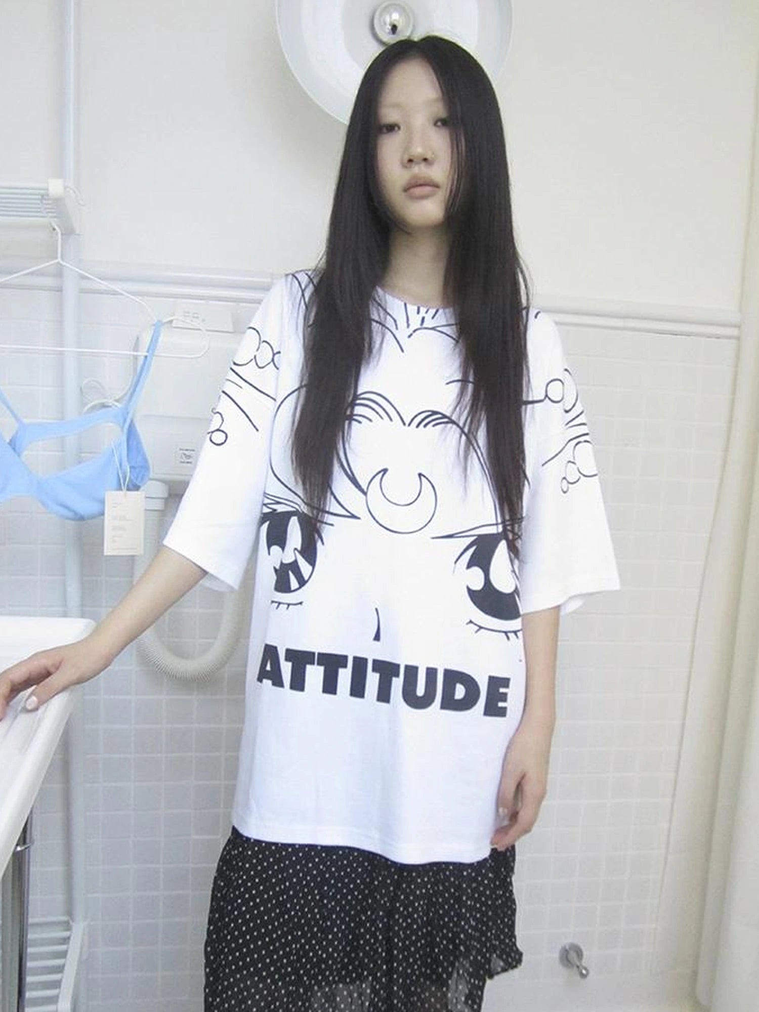 Anime Graphic Summer Design Loose Fit Short Sleeve Tee Women