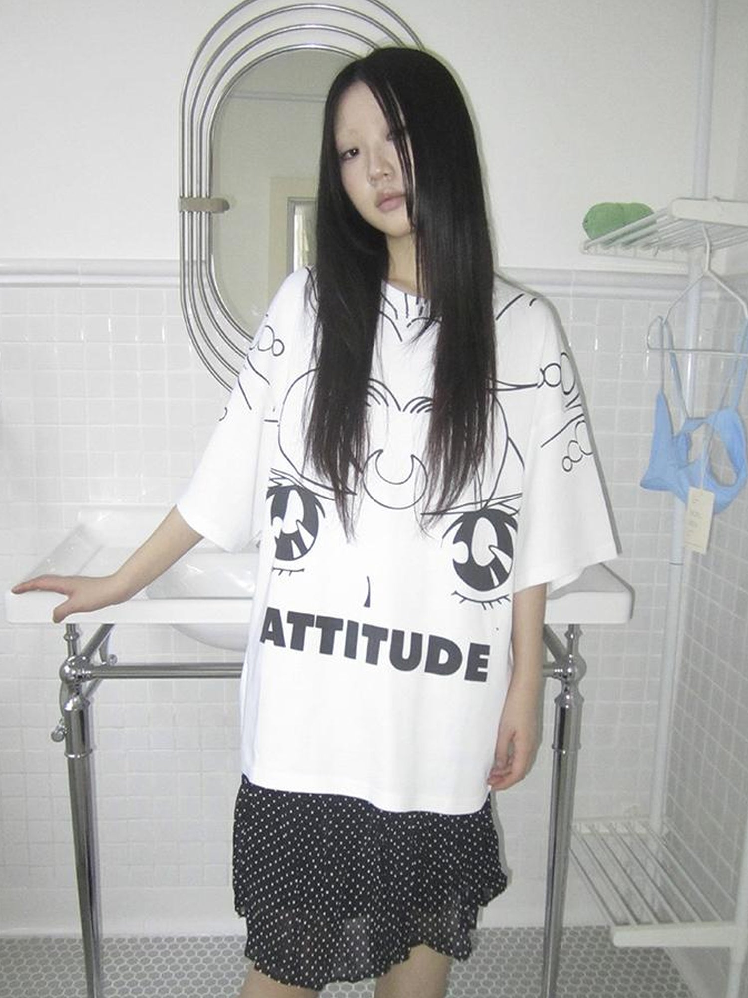 Updateang project Anime Graphic Summer Design Loose Fit Short Sleeve Tee Women
