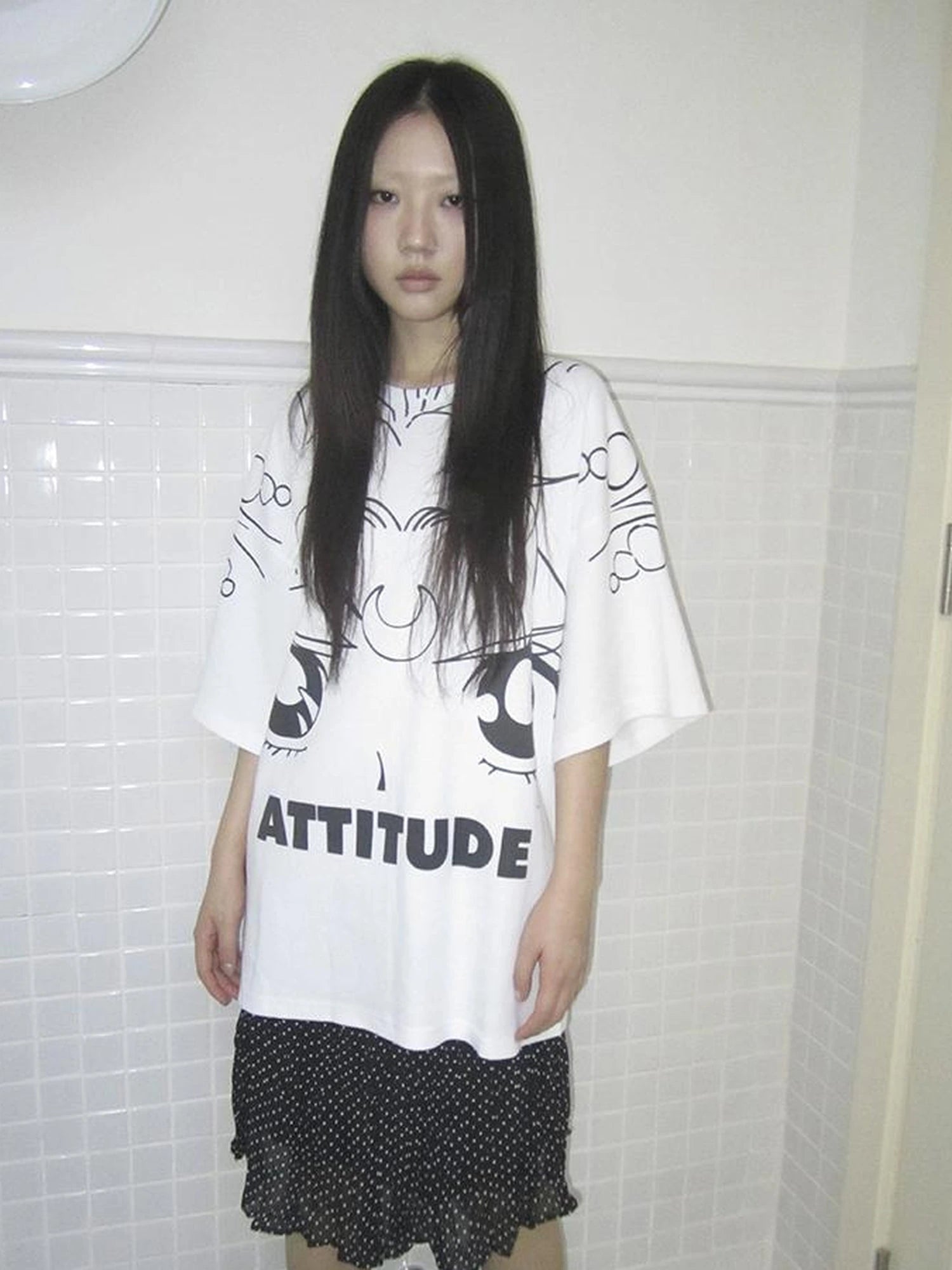 Anime Graphic Summer Design Loose Fit Short Sleeve Tee Women