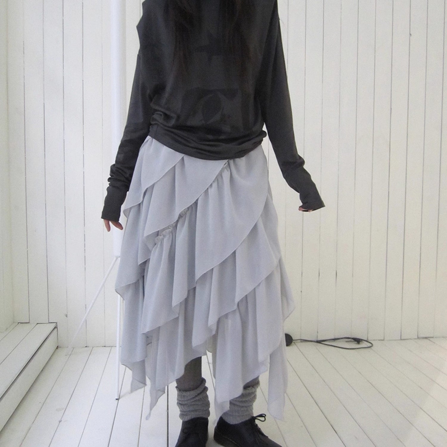 ang_project_Asymmetrical_Chiffon_A_Line_Skirt_MISSTT
