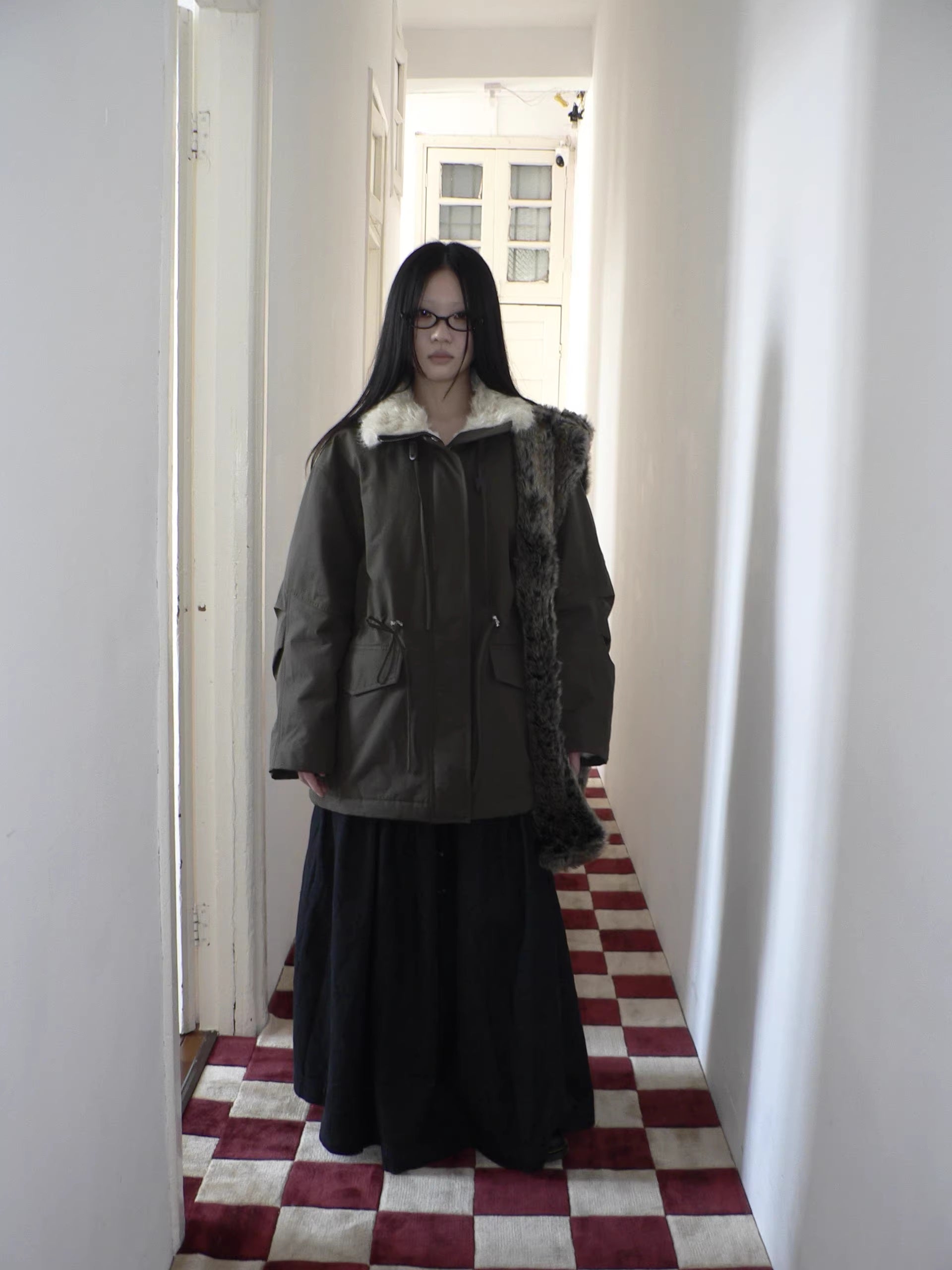 ang_project_Cozy_Fleece_Lined_Korean_Loose_Mid_Length_Zipper_Women_Cotton_Blend_Coat_MISSTT