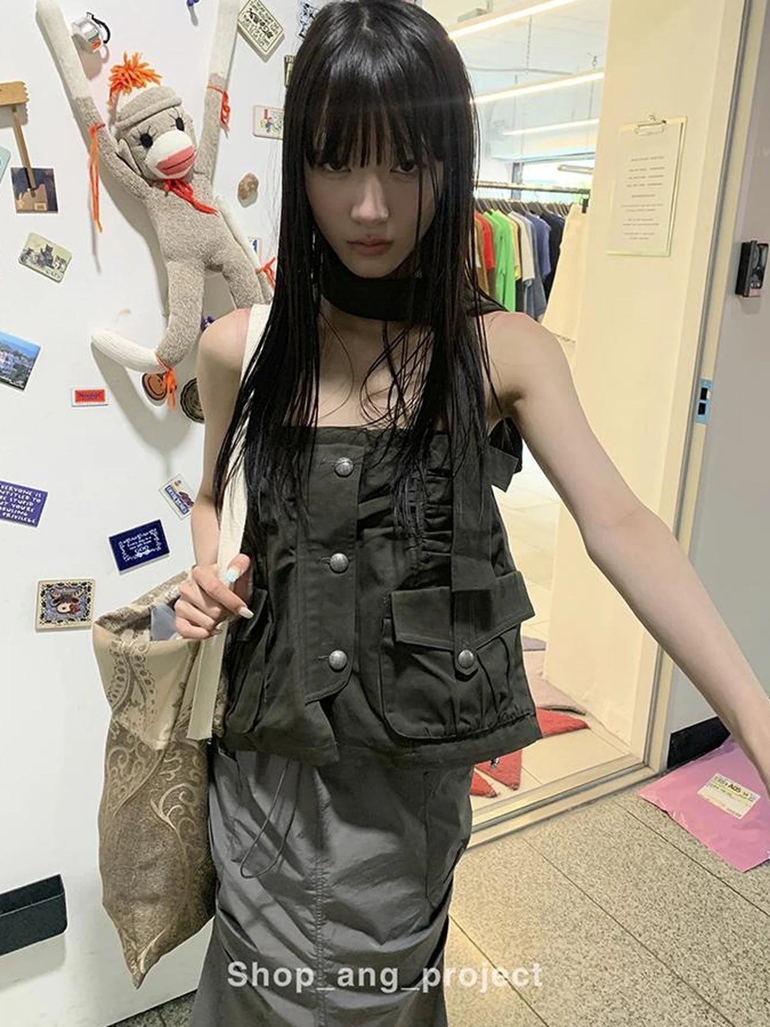 Duckpear Waist Skirt With Safety Shorts