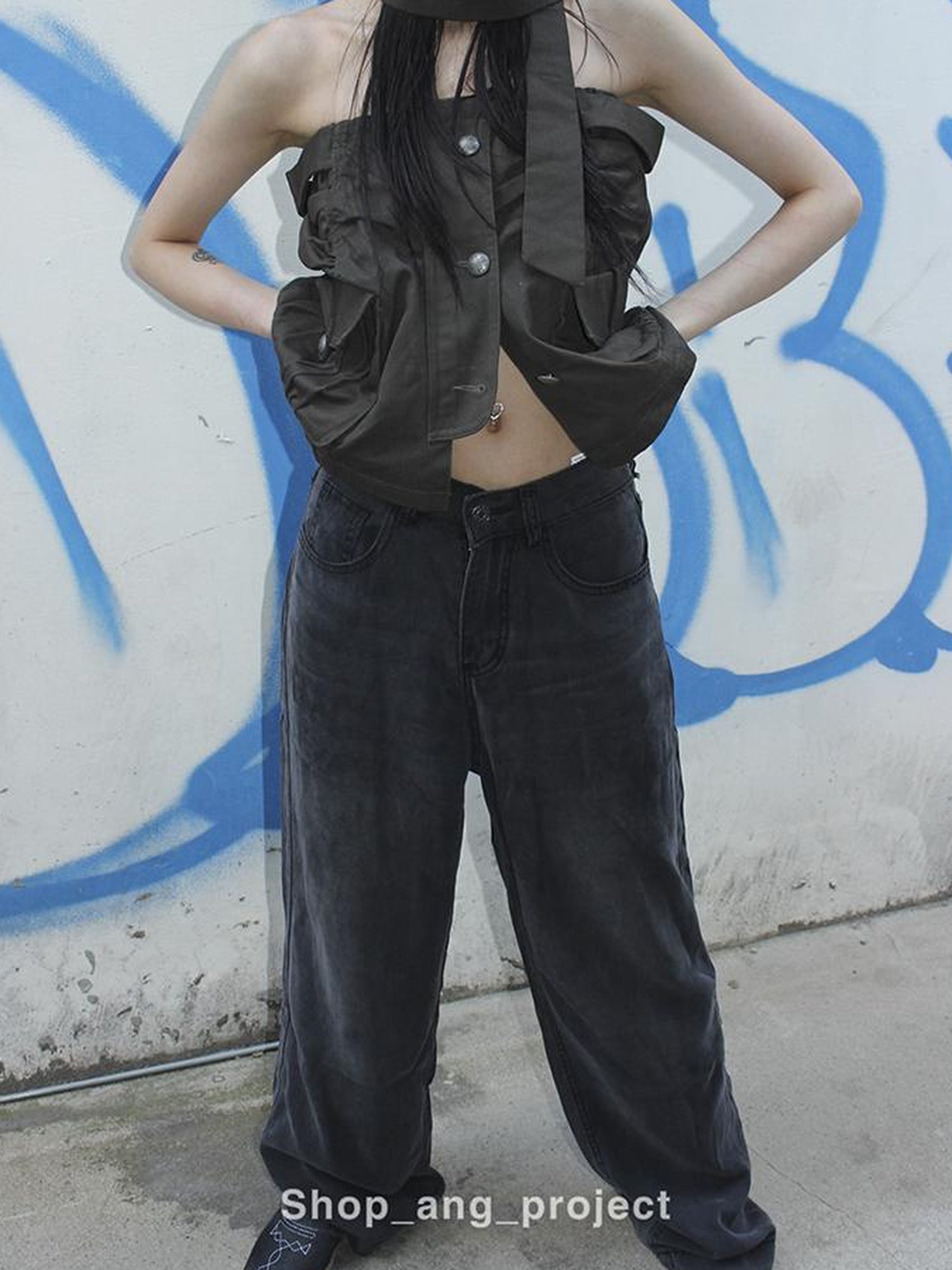 ang project Duckpear Waist Skirt With Safety Shorts