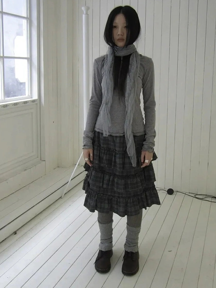 ang project Floral Lace Collar Ruffle Trim Blouse T-shirt