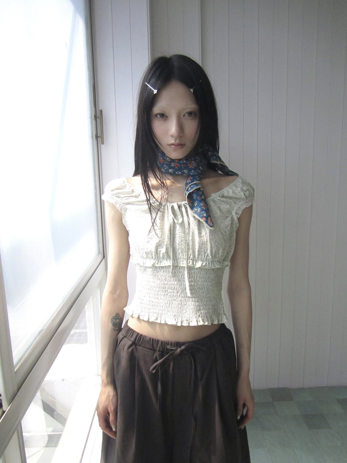 ang_project_Floral_Lace_Mesh_Splice_Lettuce_Trim_Square_Neck_Women&