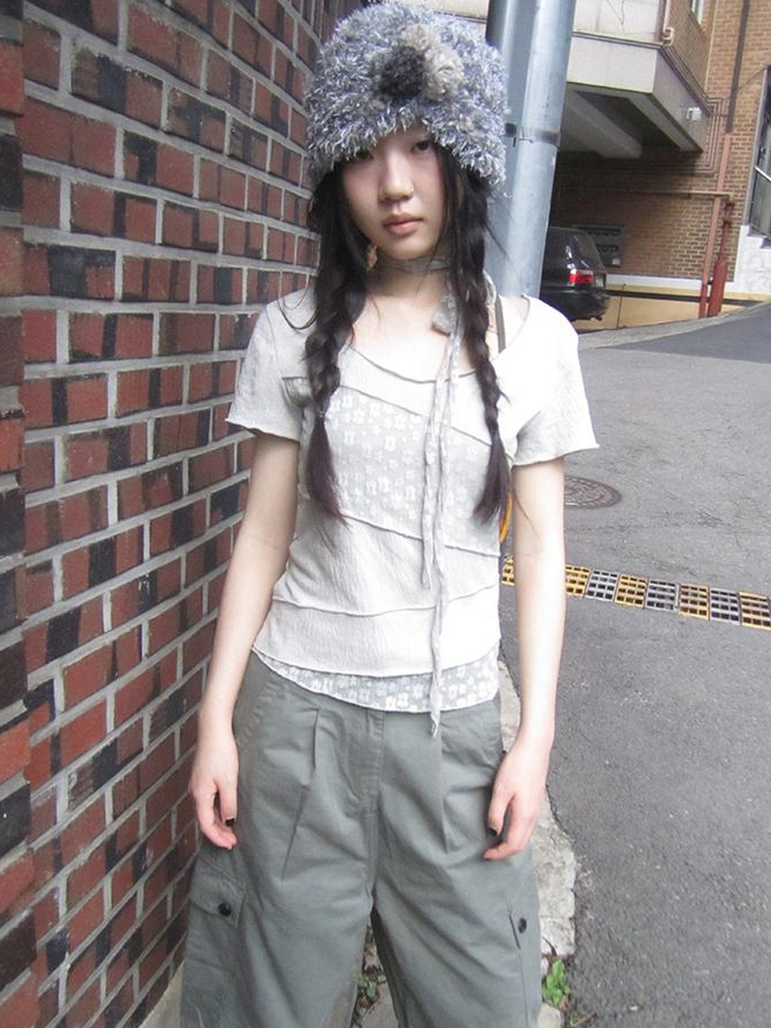 Updateang project Floral Lace Trim Tee Lightweight Summer Top