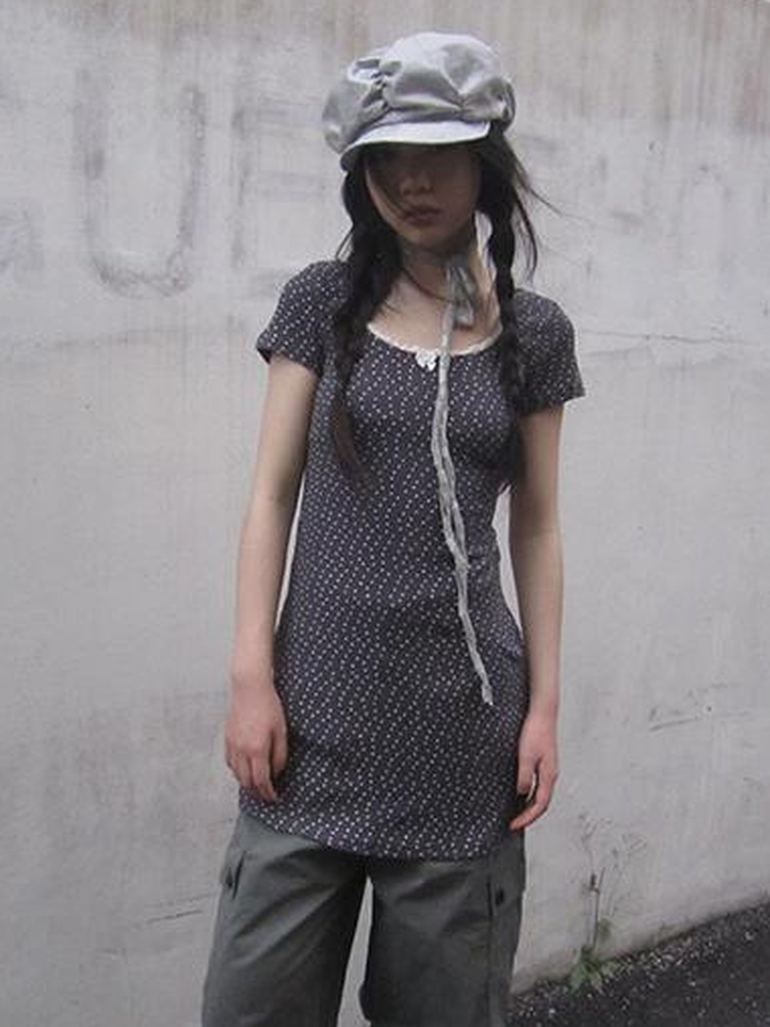 Updateang project Layered Floral Print T Shirt With Nature Inspired Sleeves
