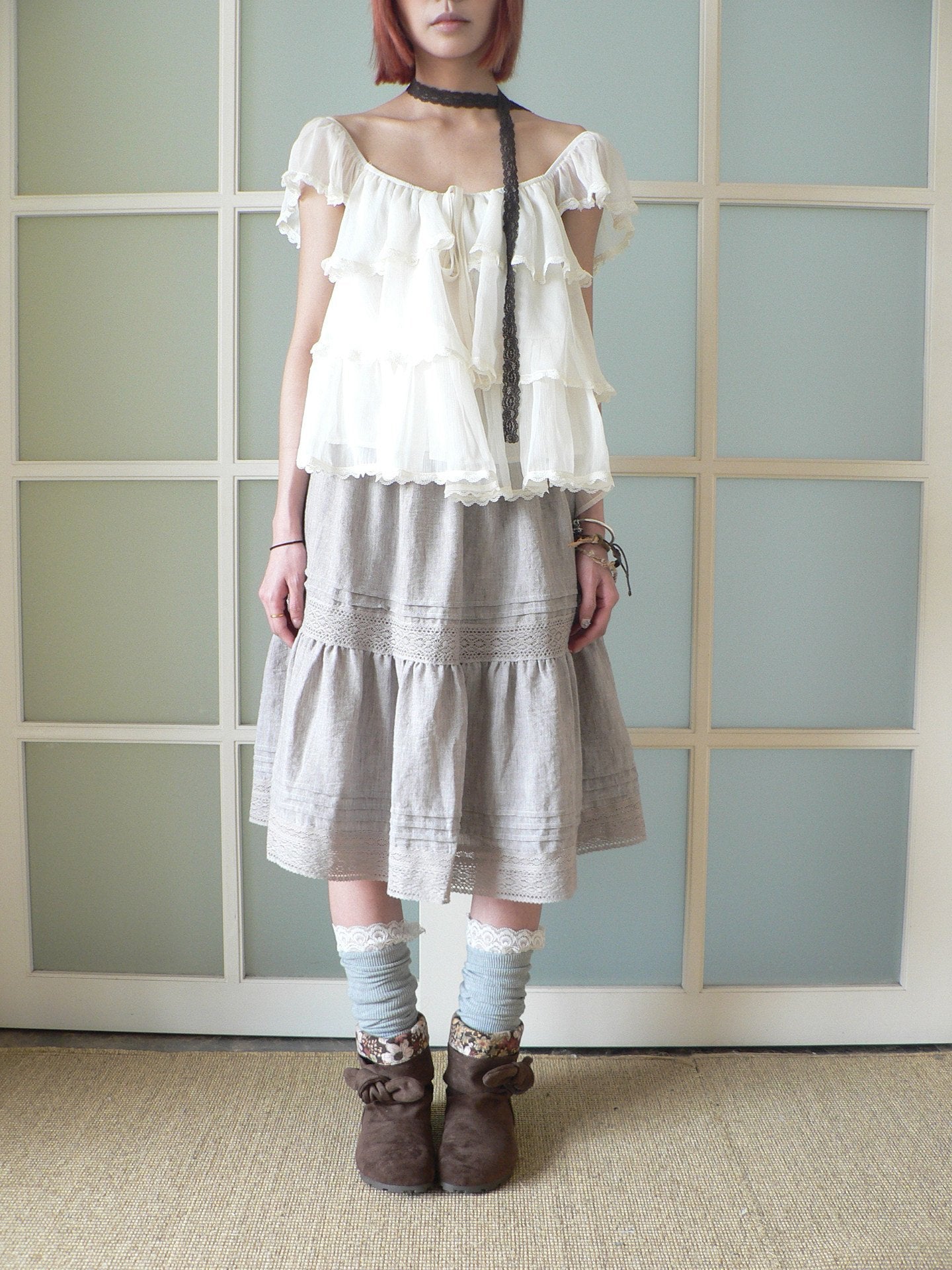 ang_project_Oatmeal_Tie_Dye_Crochet_Cutout_Patchwork_Pleated_Women&
