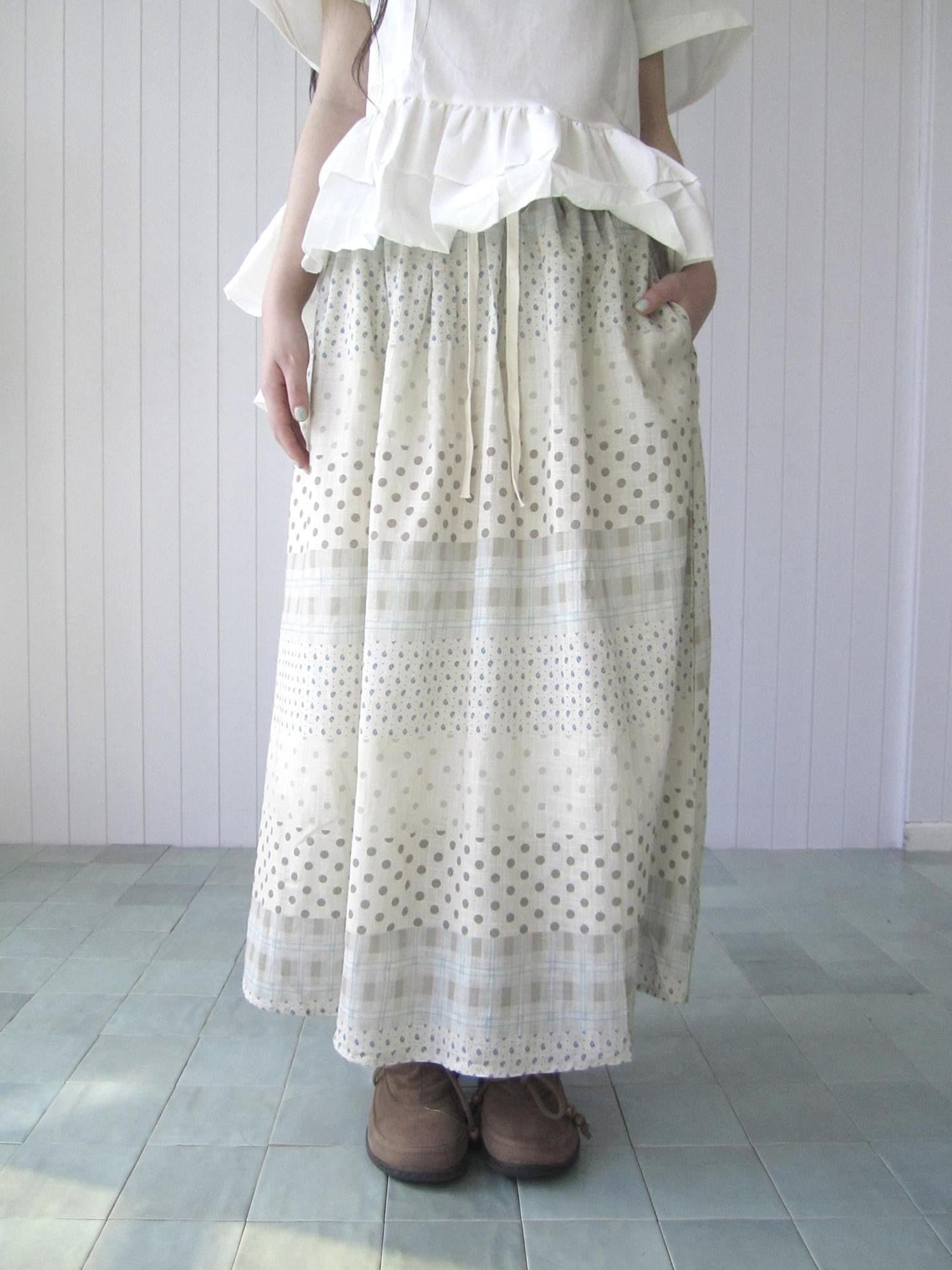 ang project Patchwork Polka Dot Floral Check Women&