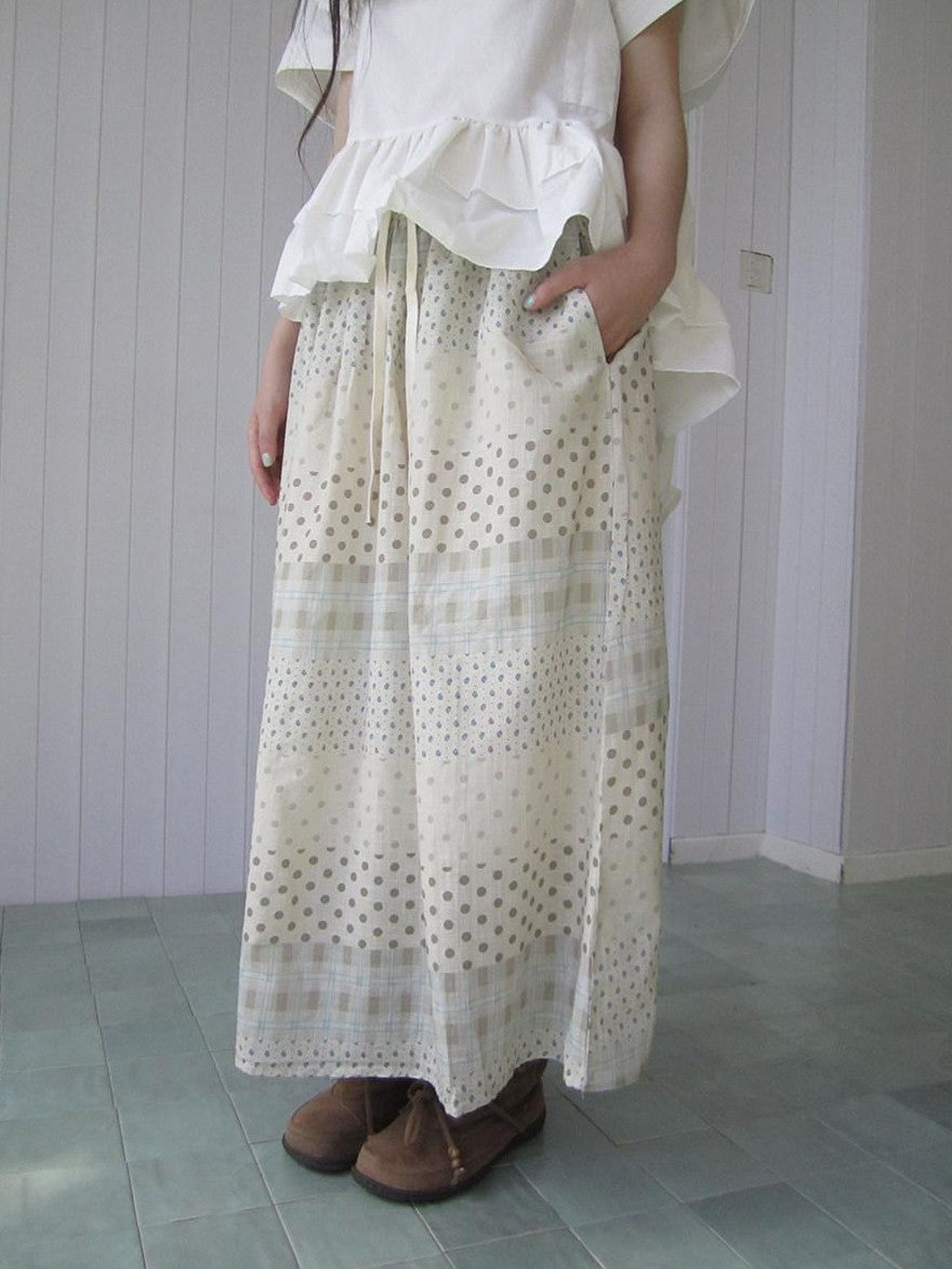 ang project Patchwork Polka Dot Floral Check Women&