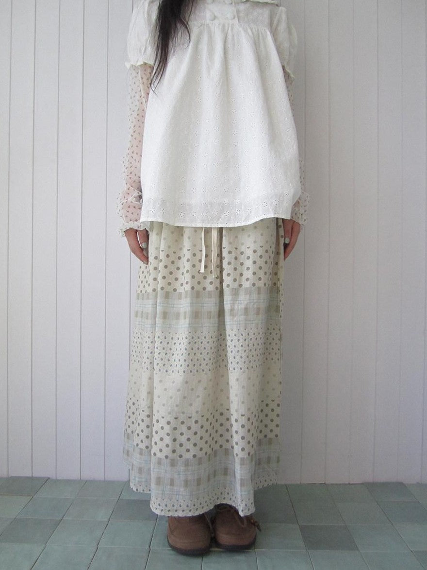 ang project Patchwork Polka Dot Floral Check Women&