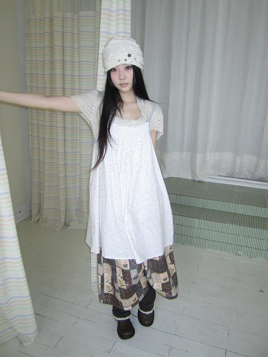 ang project Plaid Patchwork Floral Layered Loose Women&