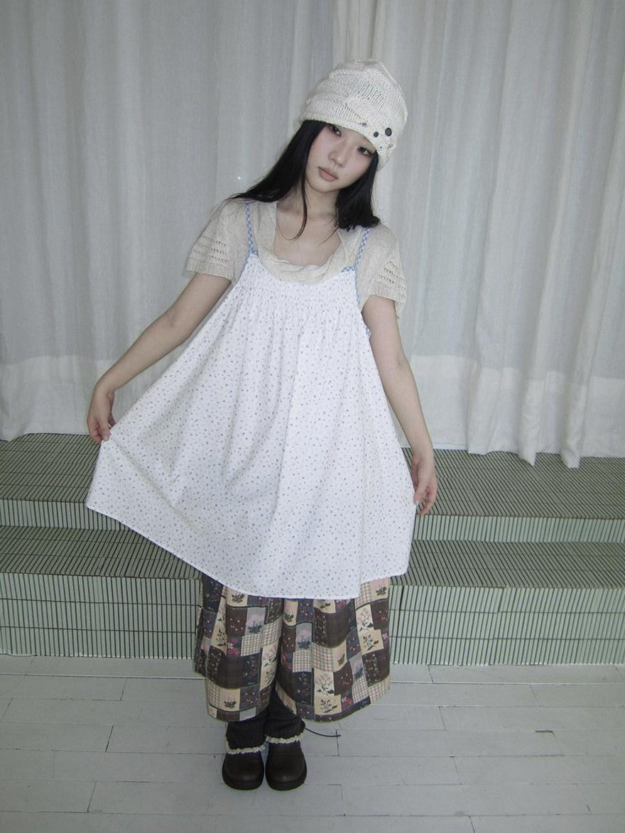 ang project Plaid Patchwork Floral Layered Loose Women&