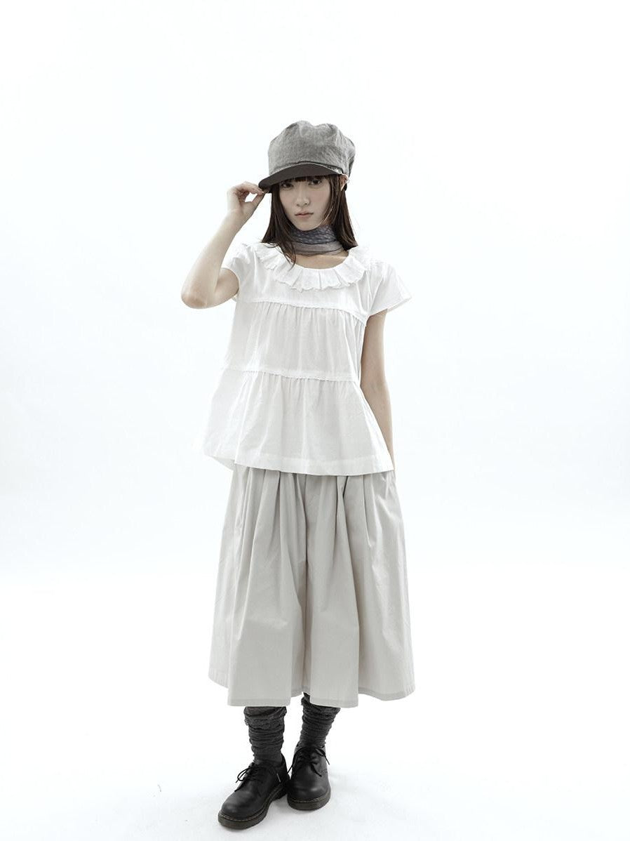 ang project Pleated Functional Wide Leg Women&