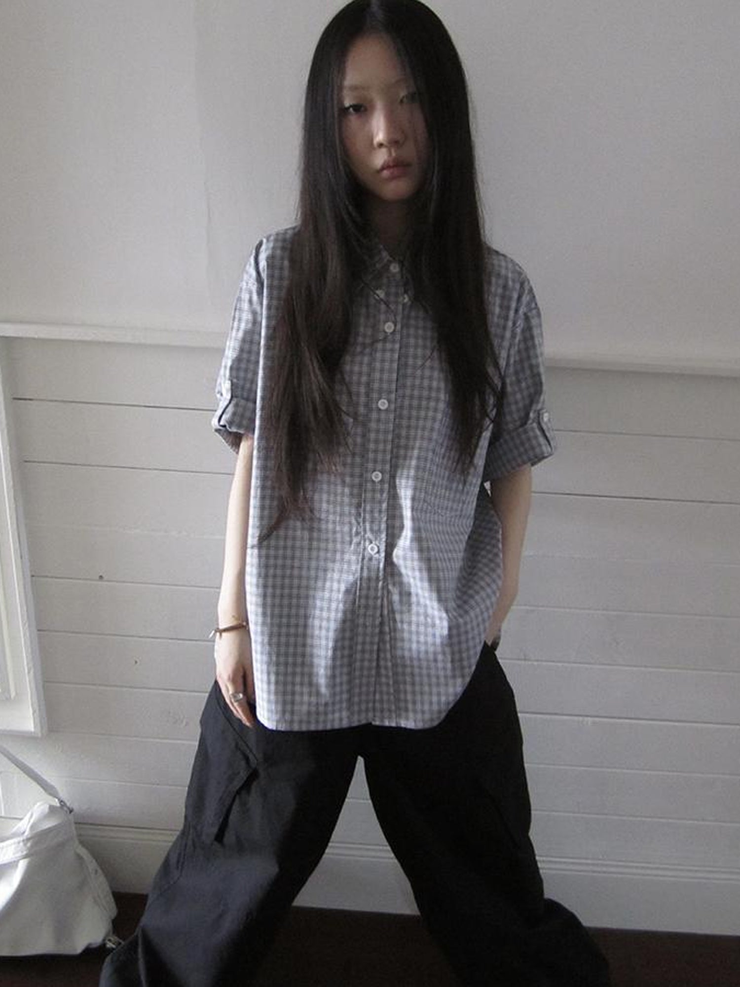 ang project Project 5 6 Summer Casual Plaid Short Sleeve Shirt