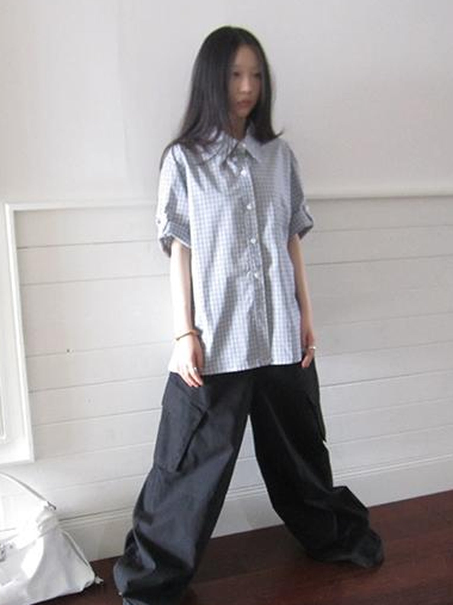 ang project Project 5 6 Summer Casual Plaid Short Sleeve Shirt