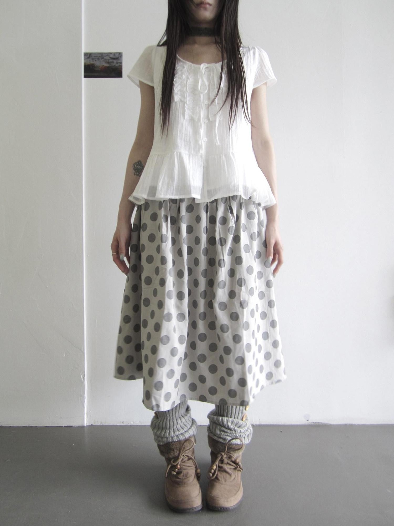 ang project Retro Polka Dot Print Women&