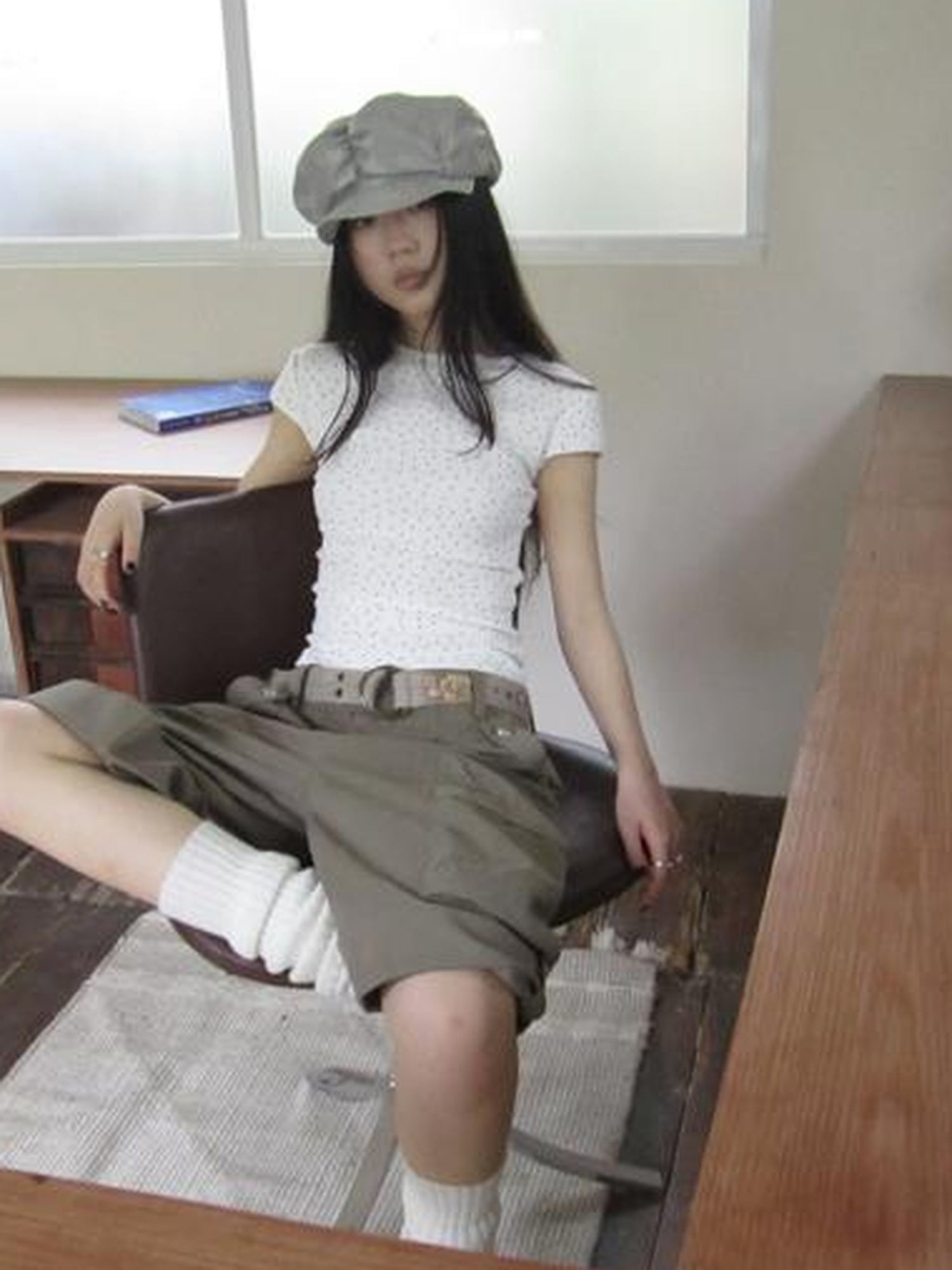 Updateang project Retro Star Print Summer T Shirt
