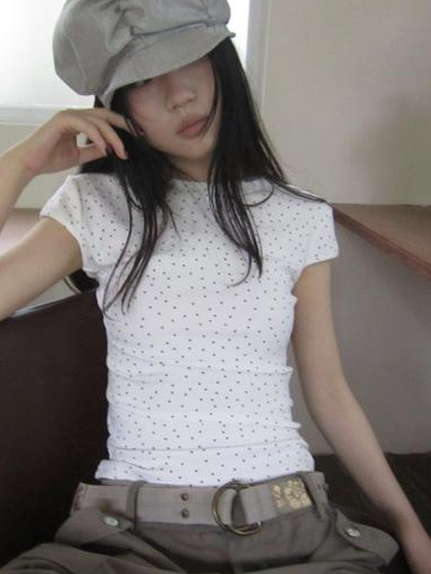 Updateang project Retro Star Print Summer T Shirt