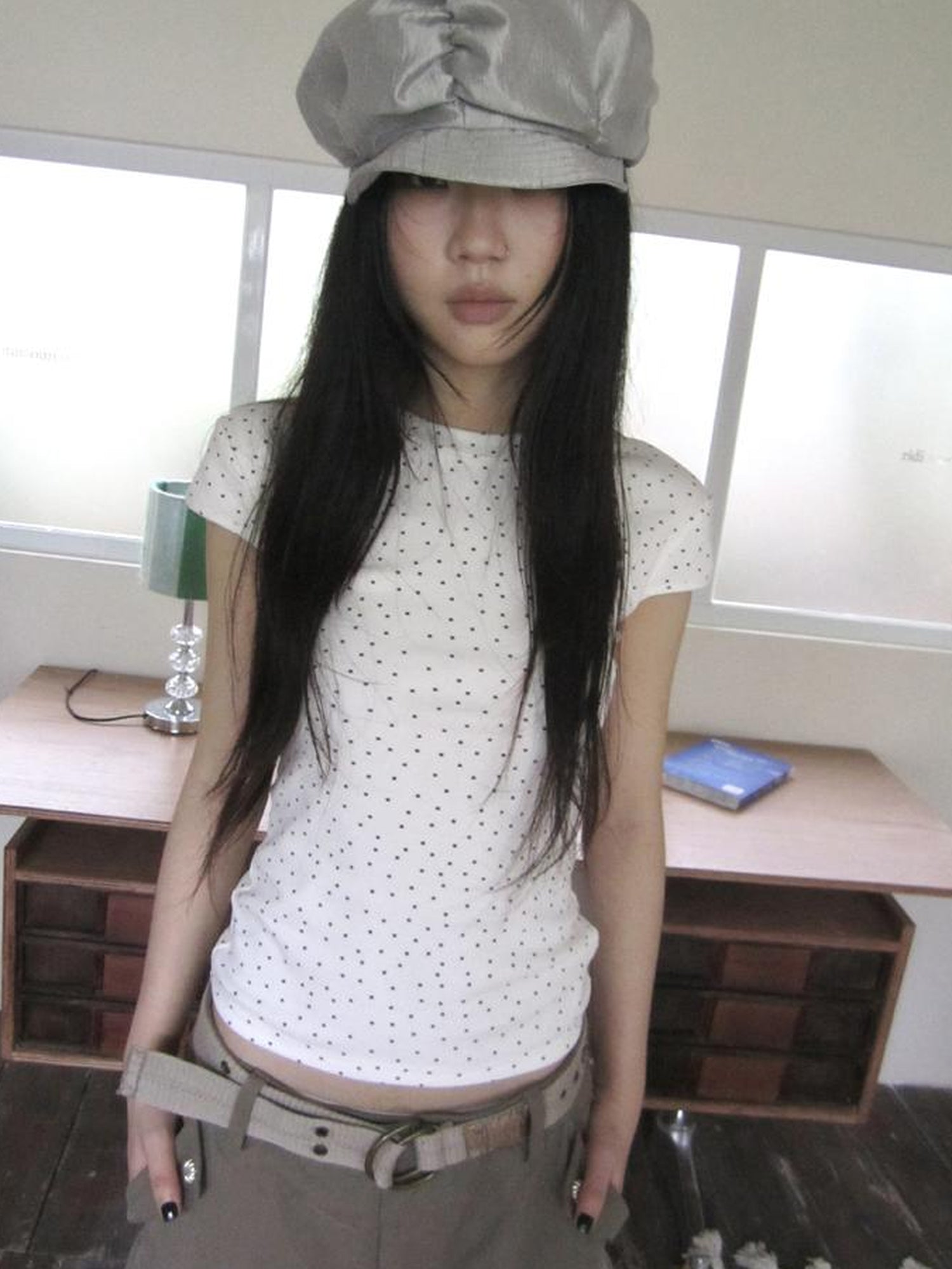 Updateang project Retro Star Print Summer T Shirt